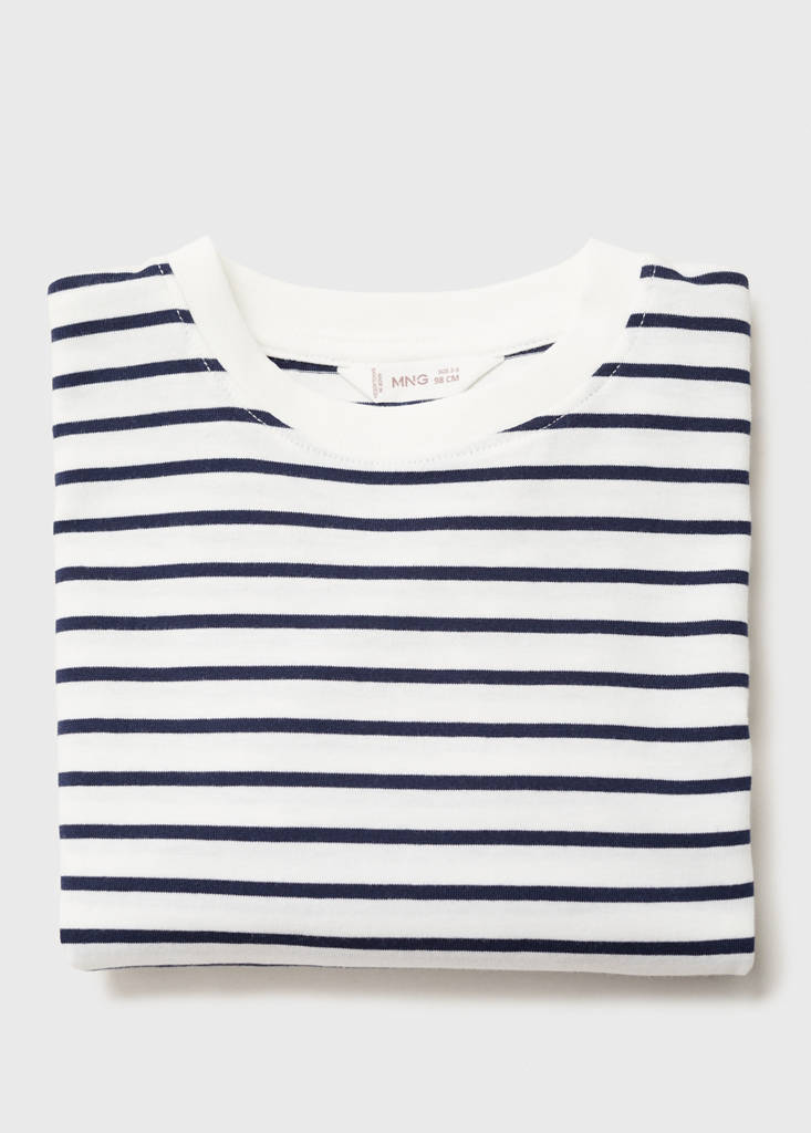 Striped cotton T-shirt — Off White