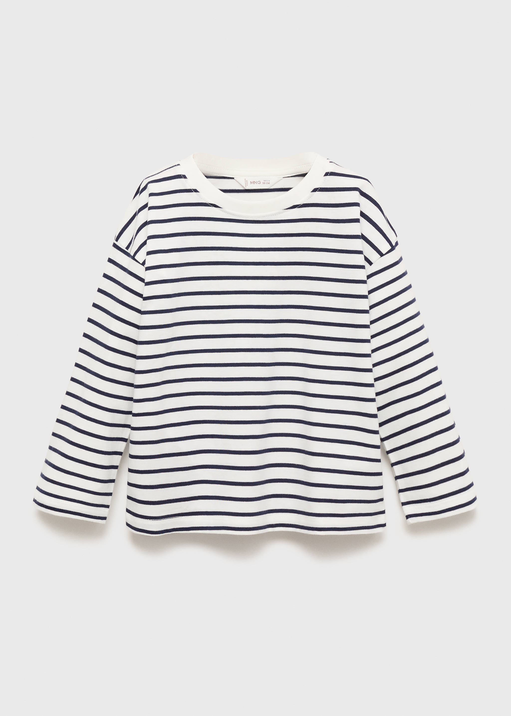 Striped cotton T-shirt - Article without model