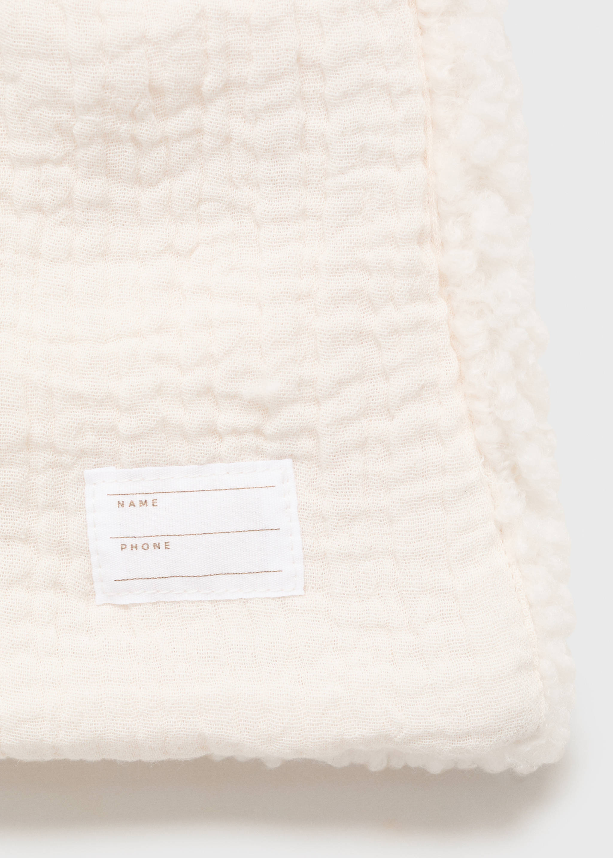 Shearling-effect vest - Details of the article 0