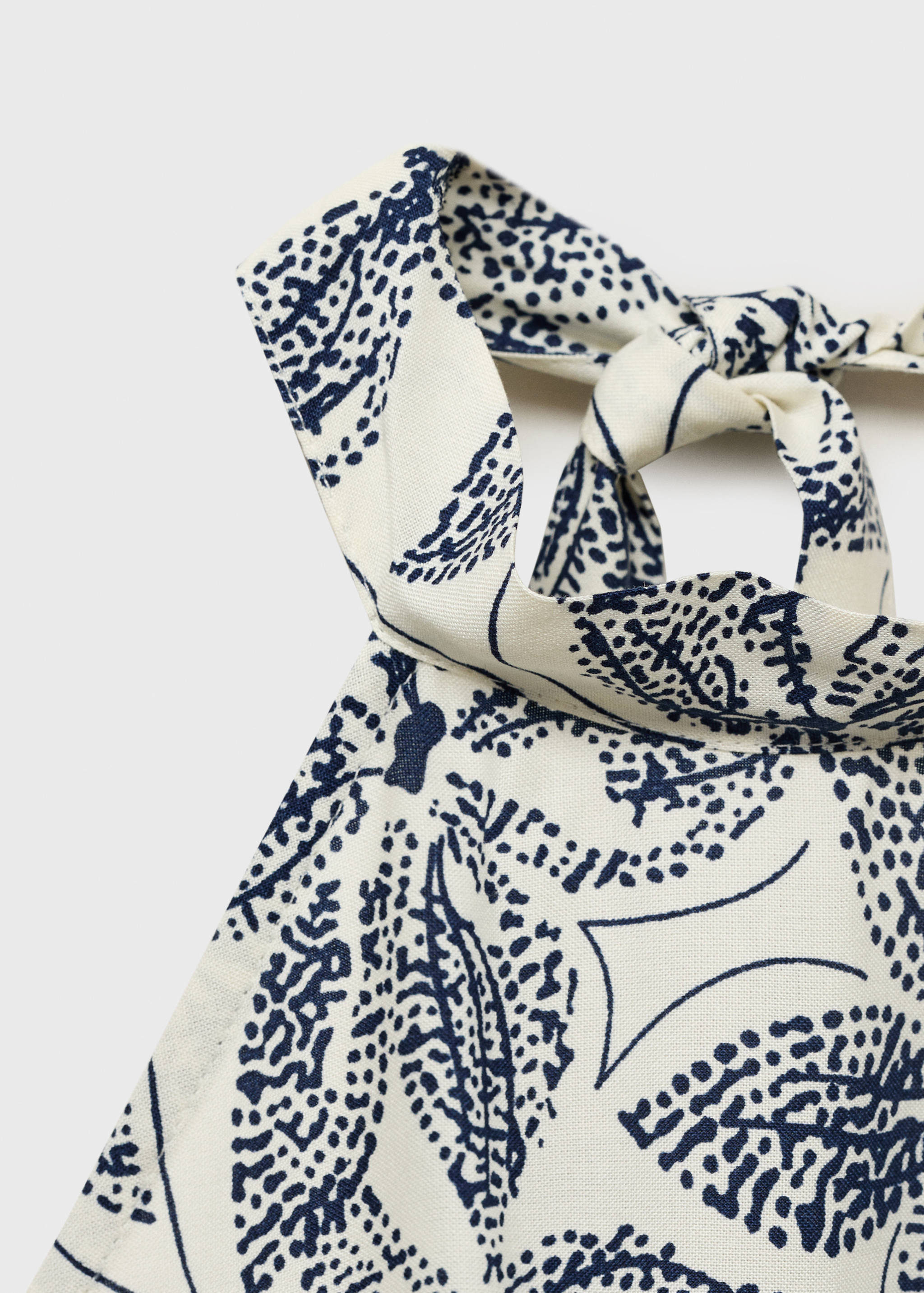 Floral-print halter dress - Details of the article 0