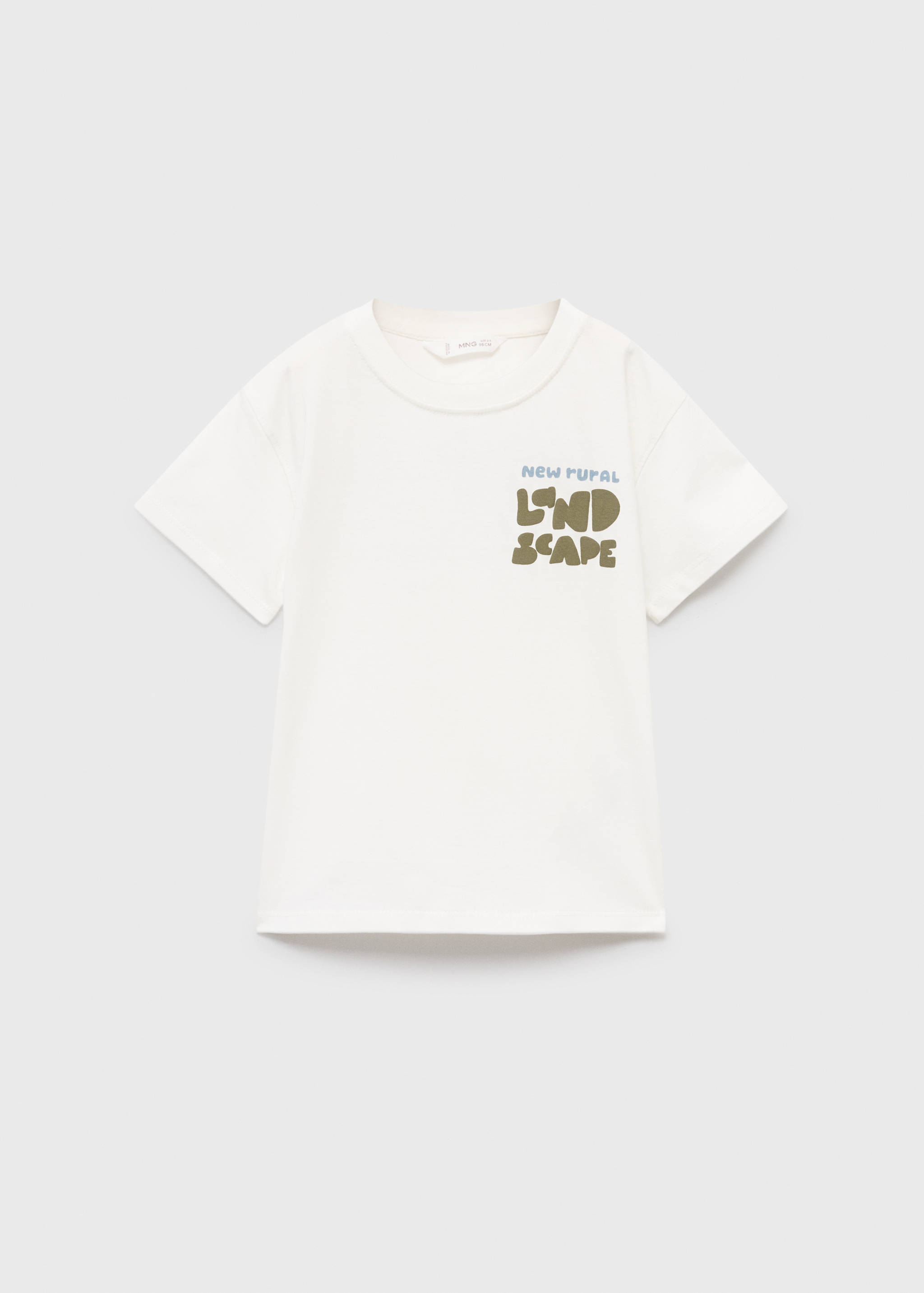 Printed cotton-blend t-shirt - Article without model