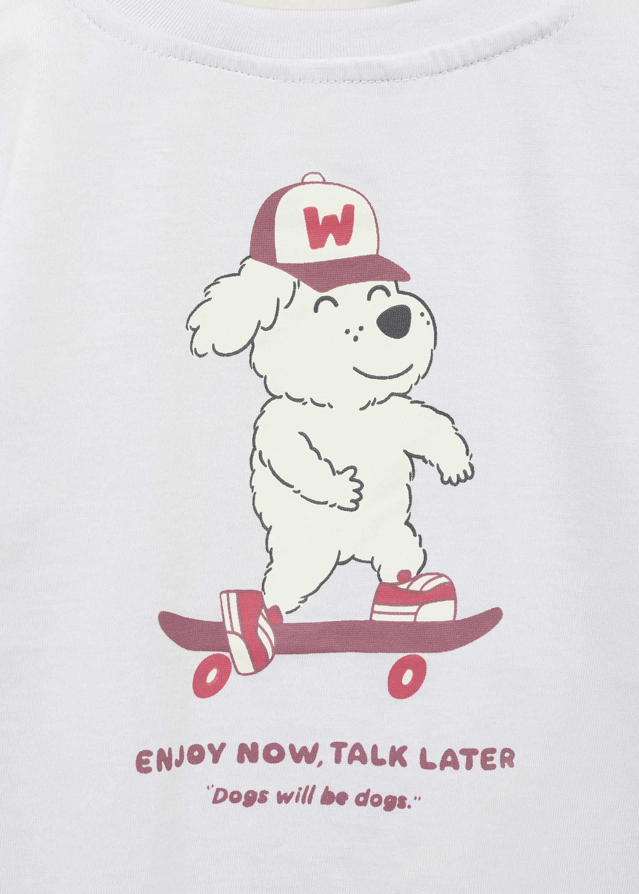 Dog printed T-shirt - Details of the article 0