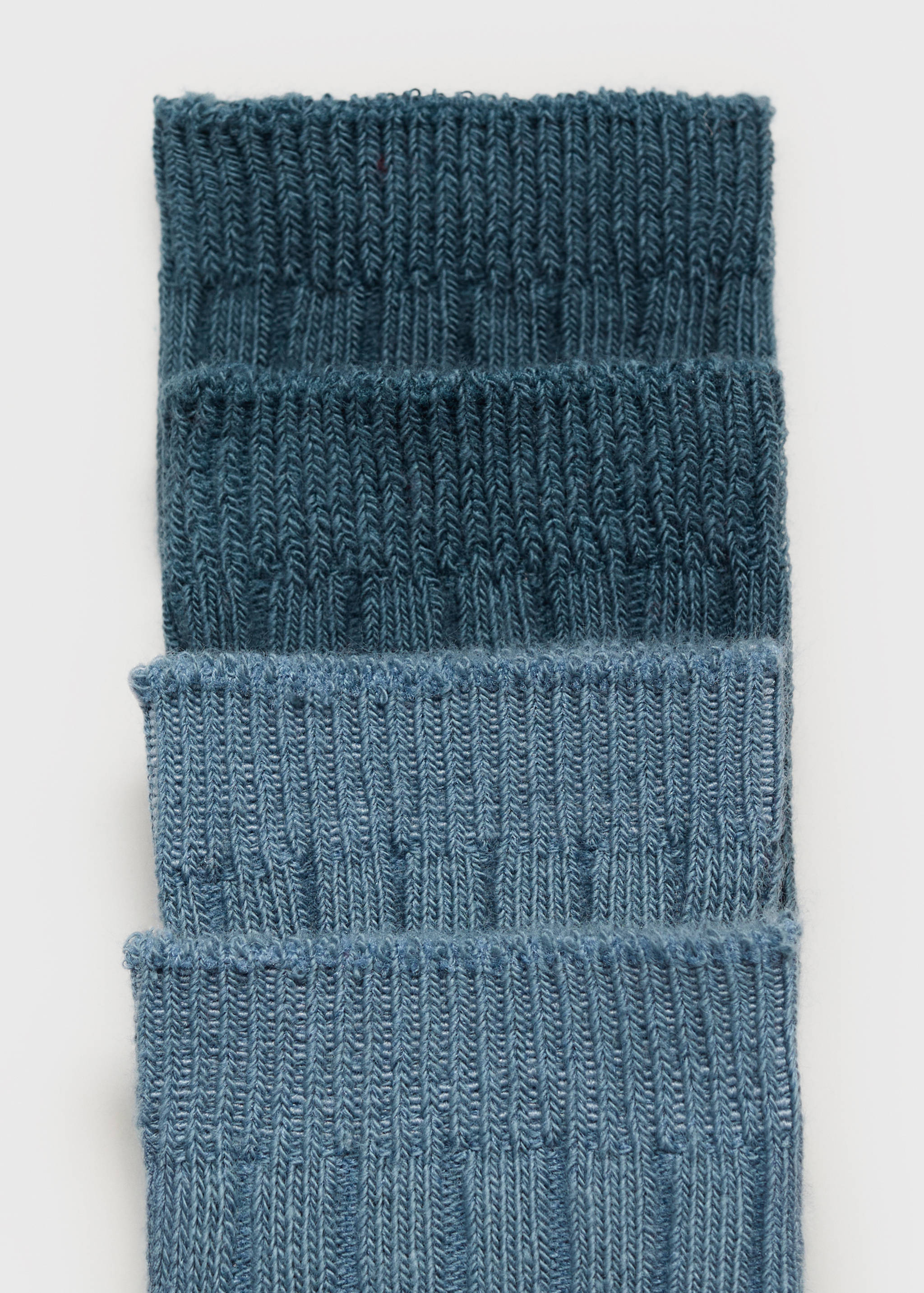 2 pack ribbed socks - Reverse of the article