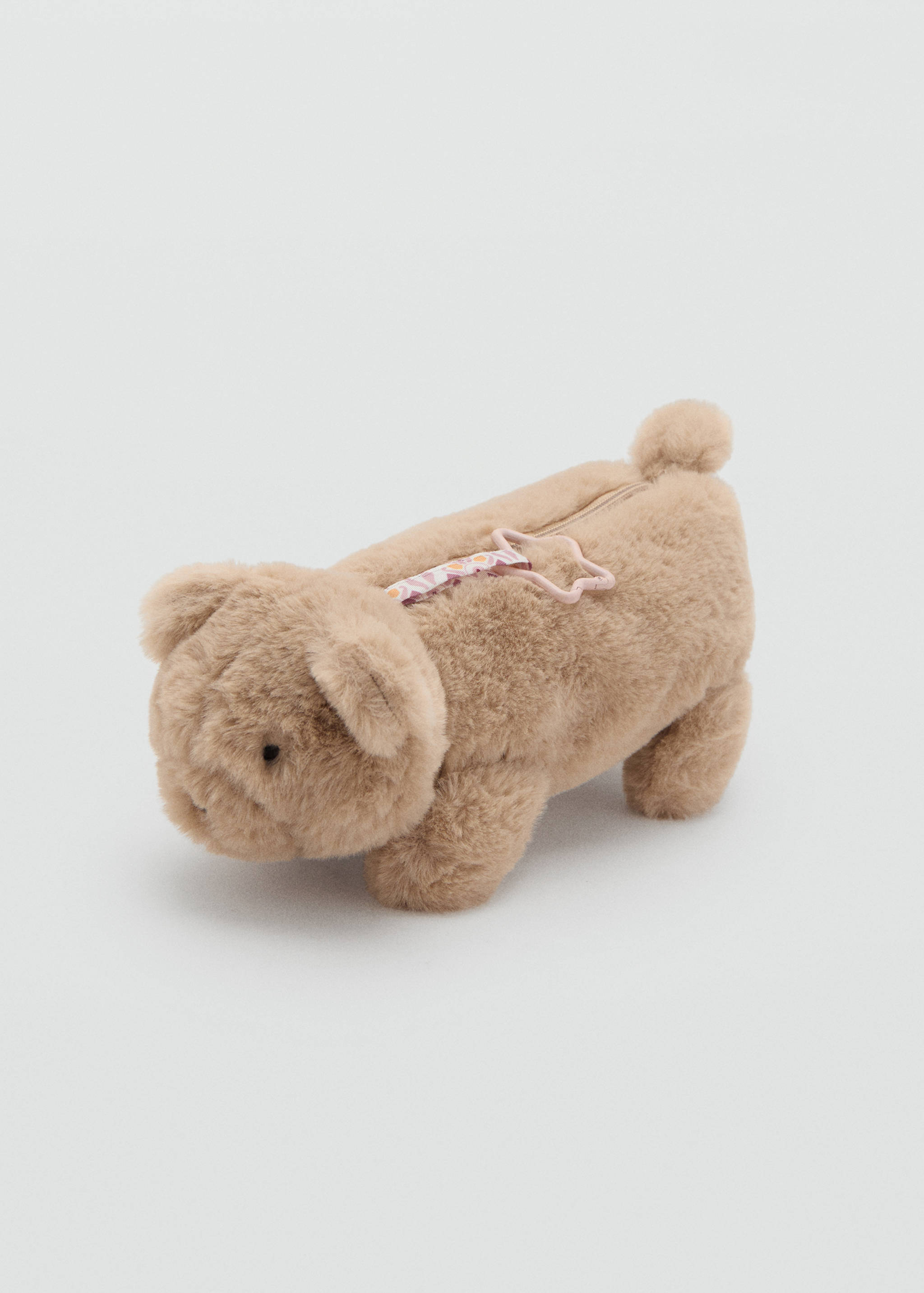 Teddy bear fur-effect case - Medium plane