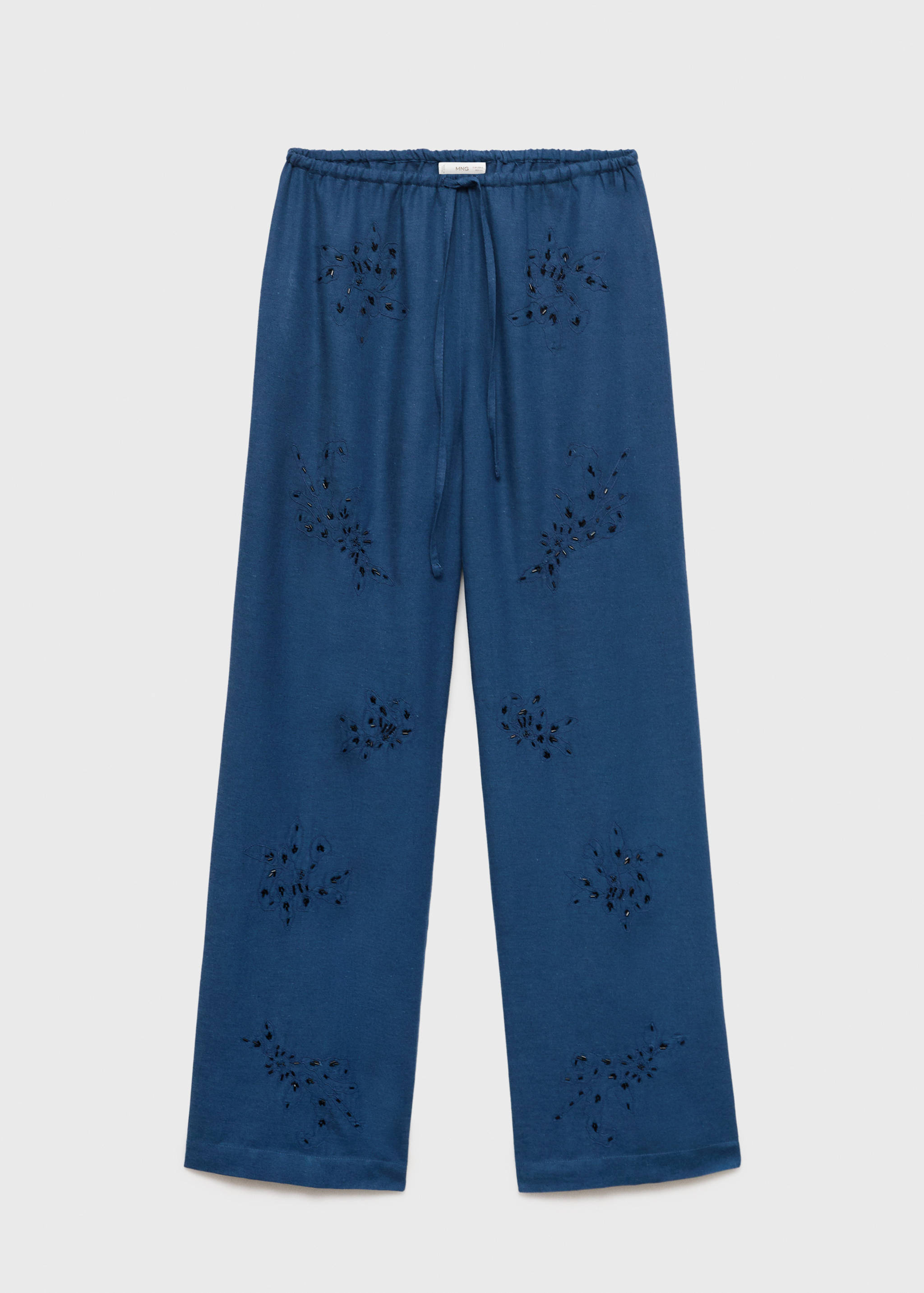 Beaded embroidered trousers - Article without model