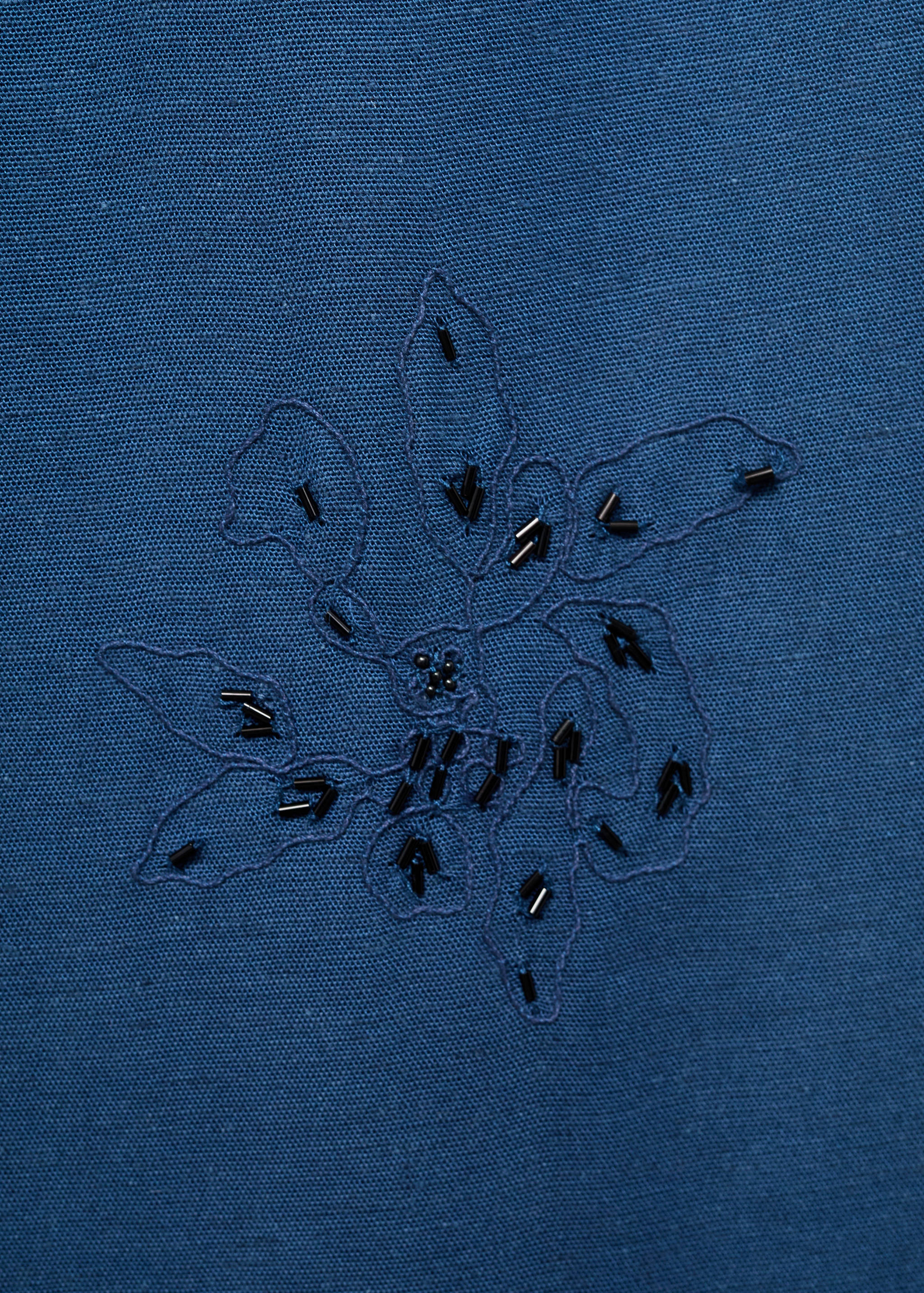 Beaded embroidered trousers - Details of the article 0