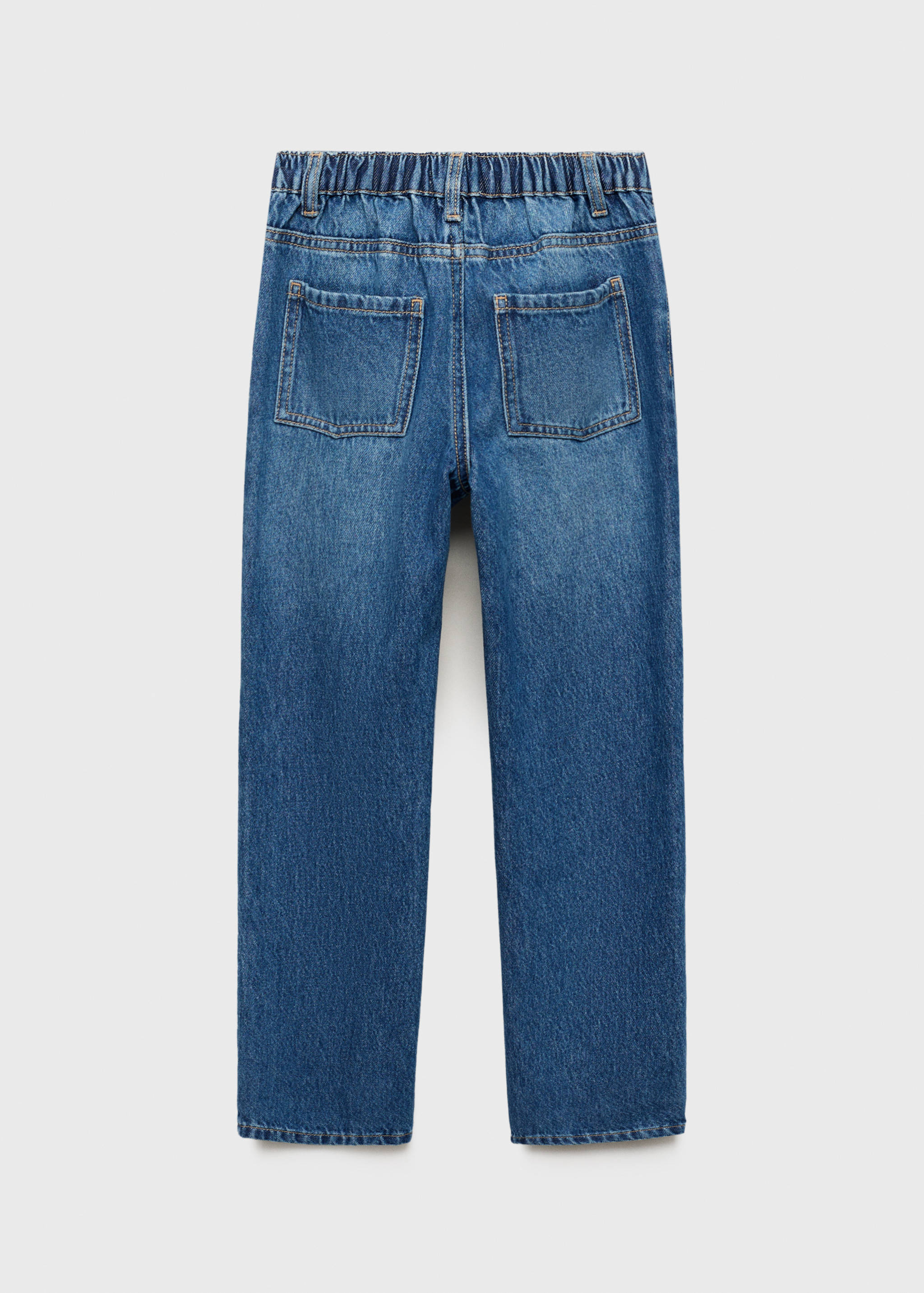 Regular straight jeans - Reverse of the article