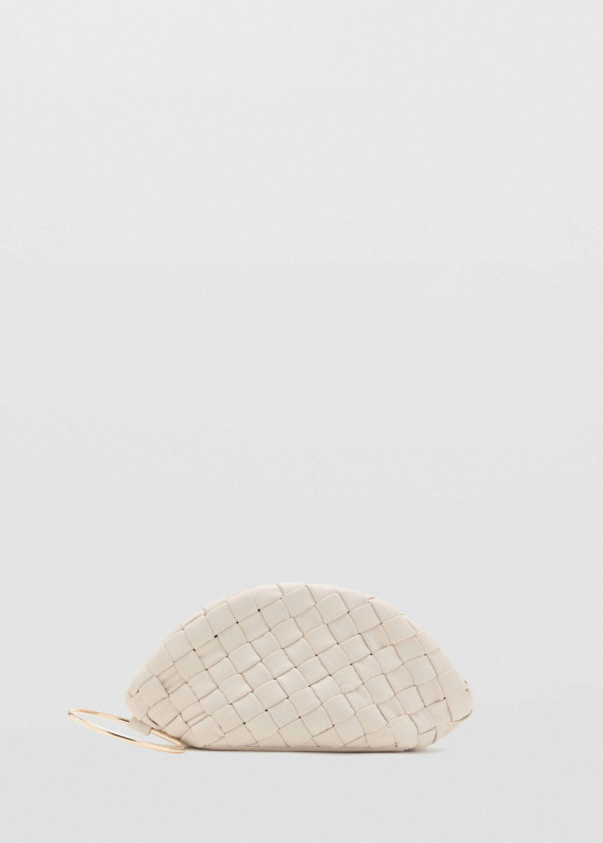 Braided leather clutch bag - Article without model