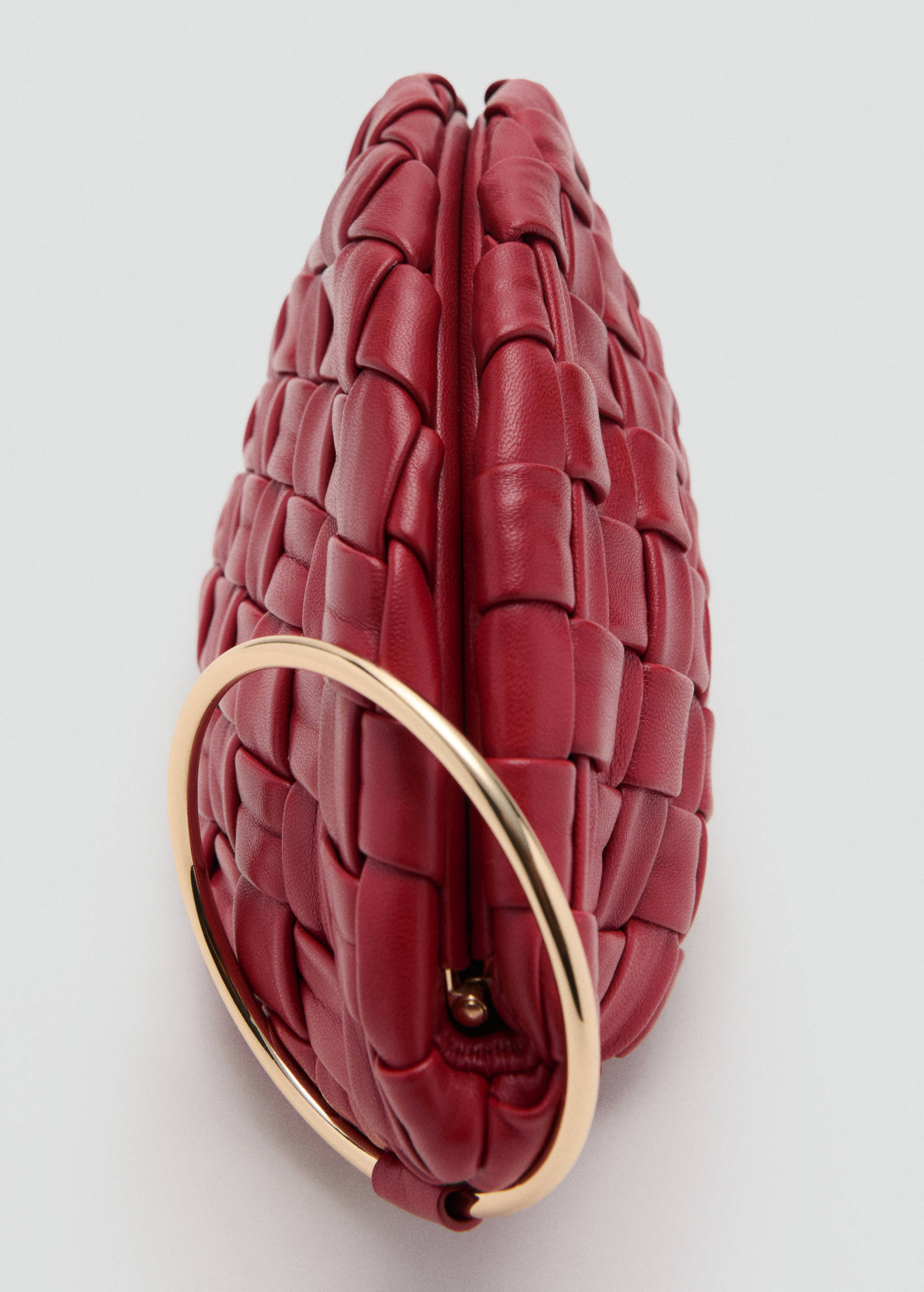 Τσάντα φάκελος από πλεγμένο δέρμα - Λεπτομέρεια του προϊόντος 2