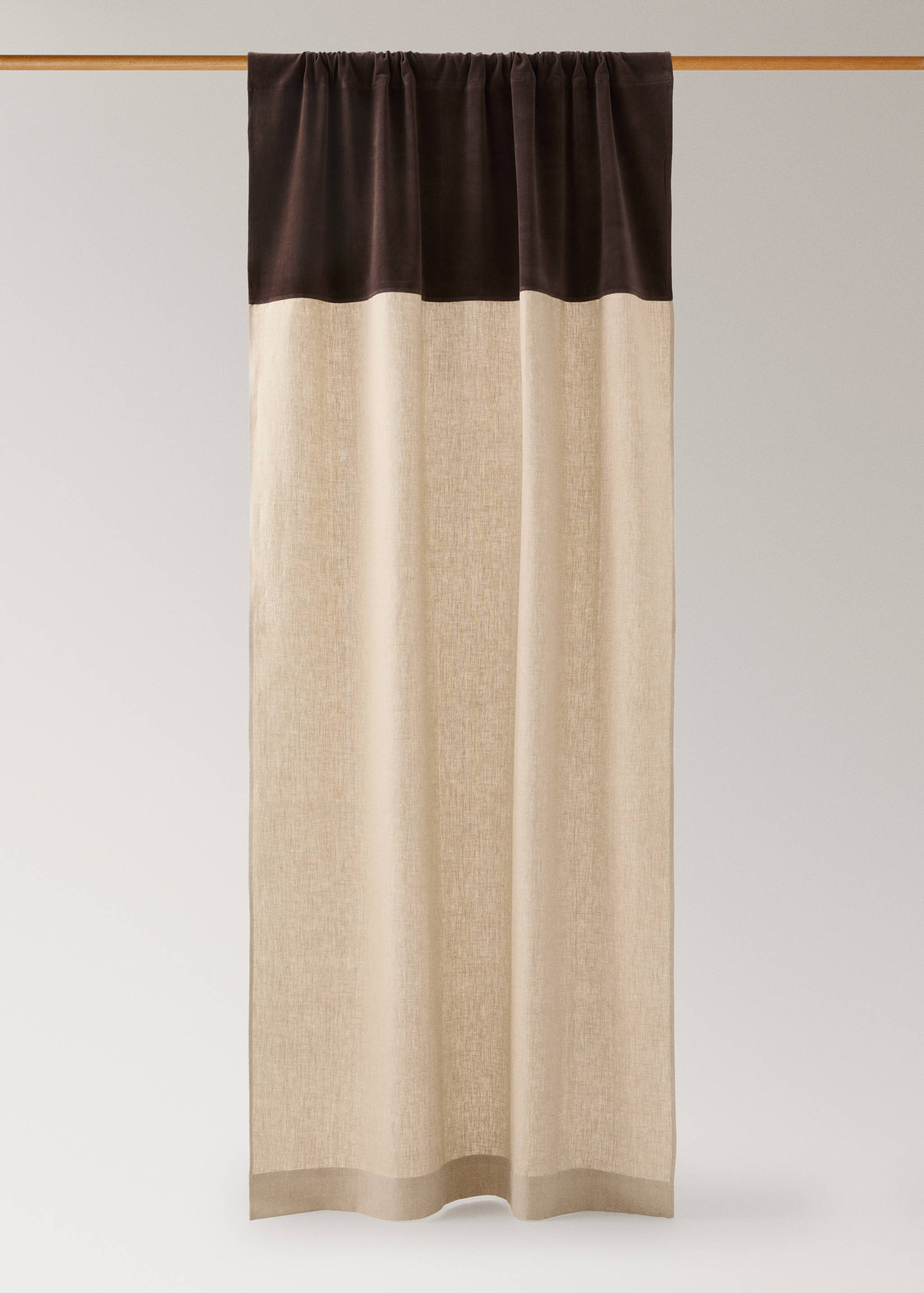 Reversibel gordijn van linnen en fluweel - Detail van het artikel 1