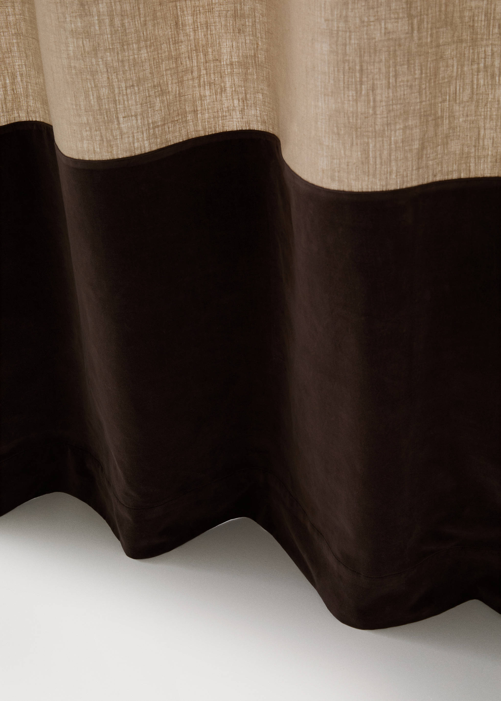 Reversibel gordijn van linnen en fluweel - Detail van het artikel 5