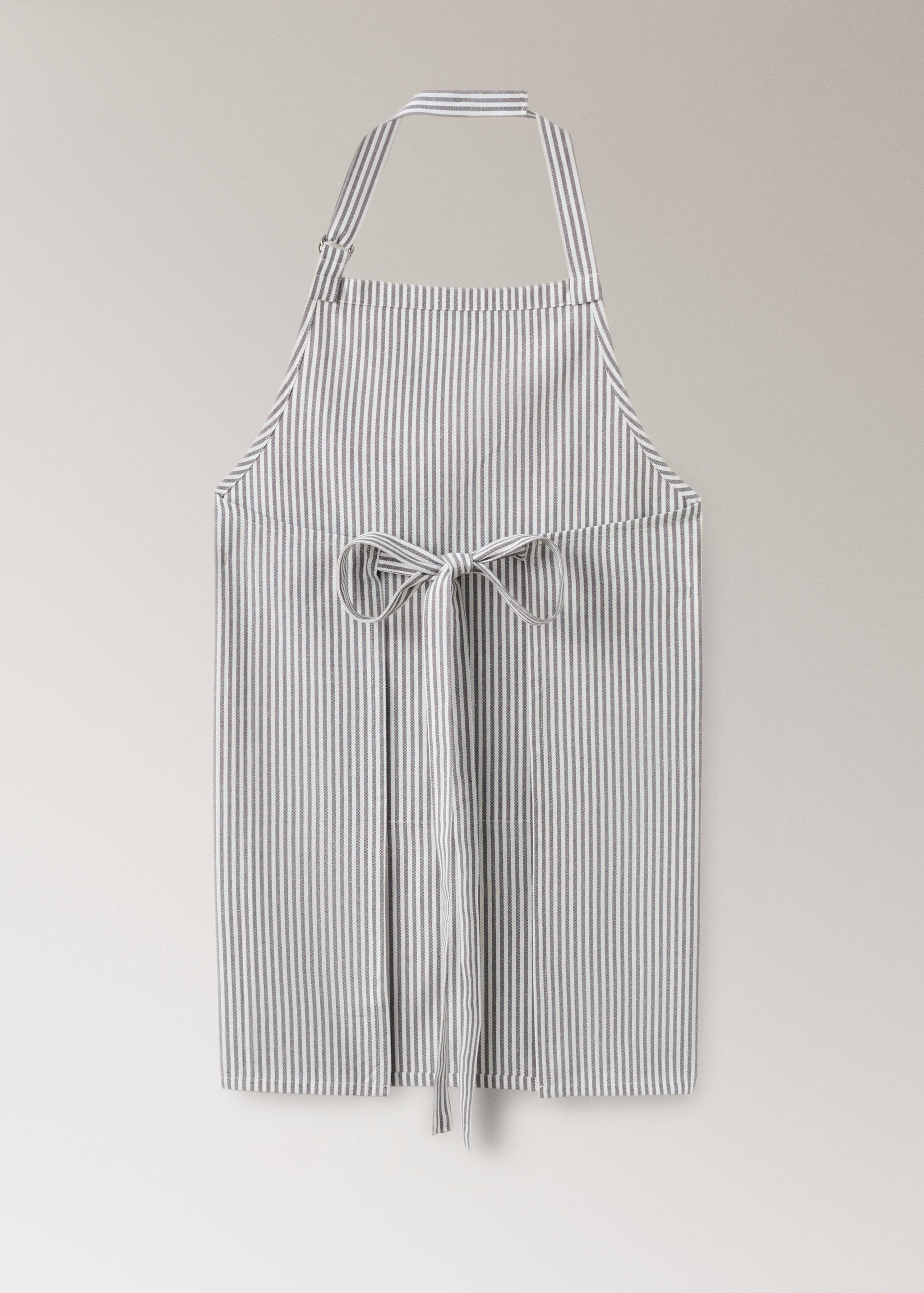 Striped cotton apron - Details of the article 1