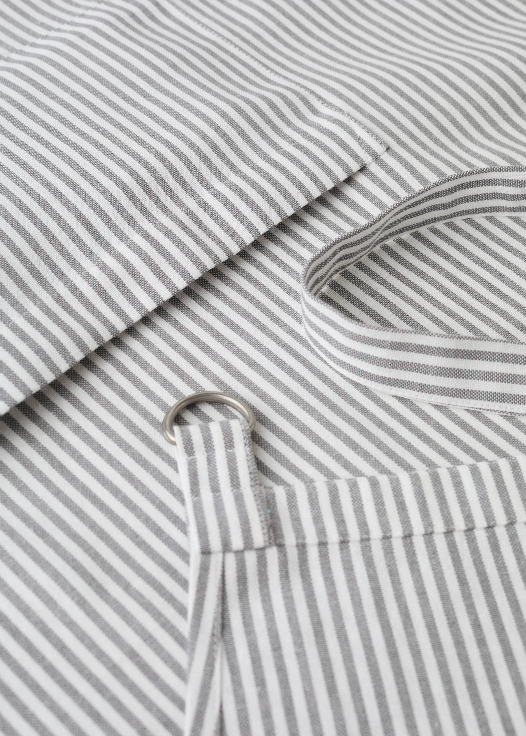 Striped cotton apron - Details of the article 2