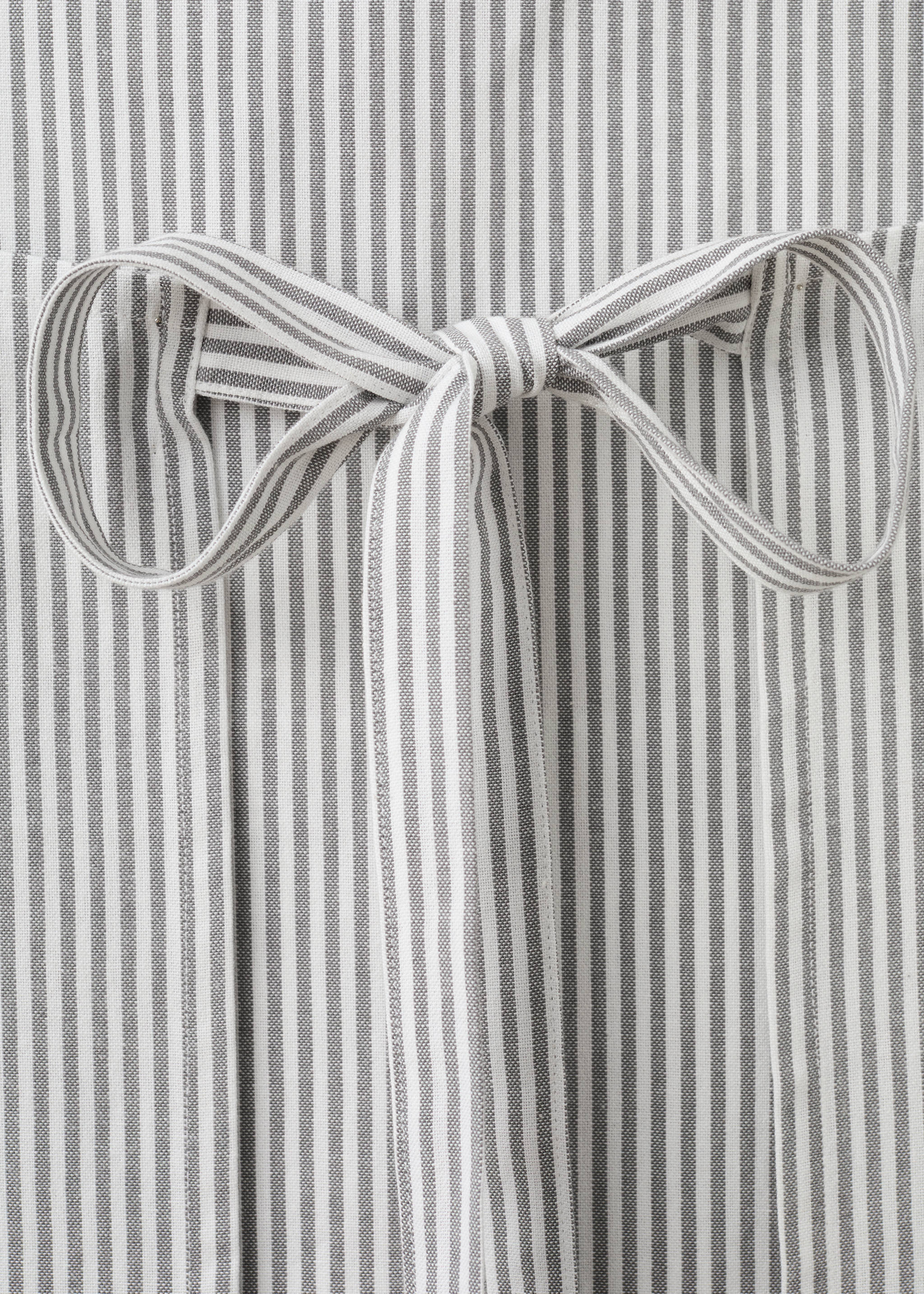 Striped cotton apron - Details of the article 3