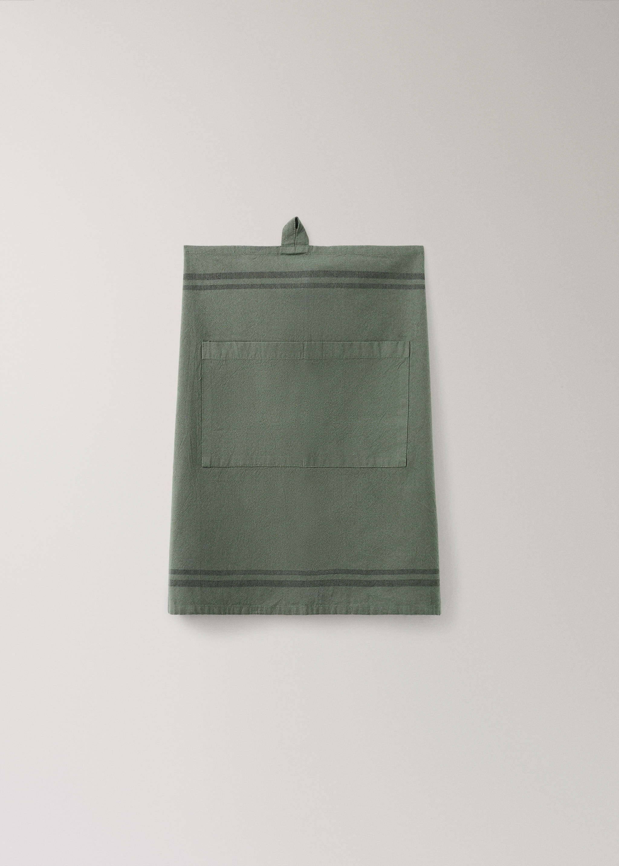 Overdyed striped apron - Article without model