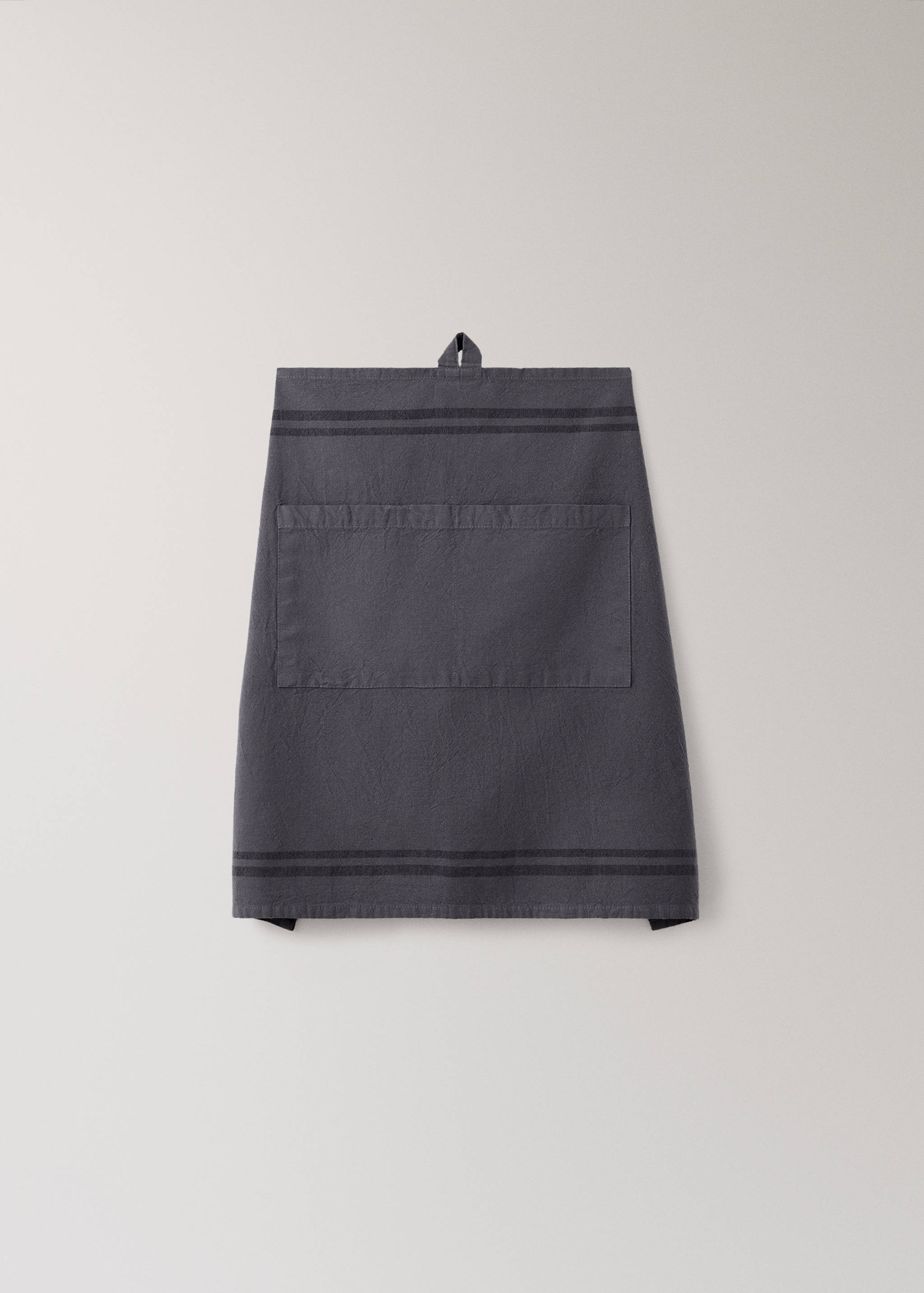 Overdyed striped apron - Article without model