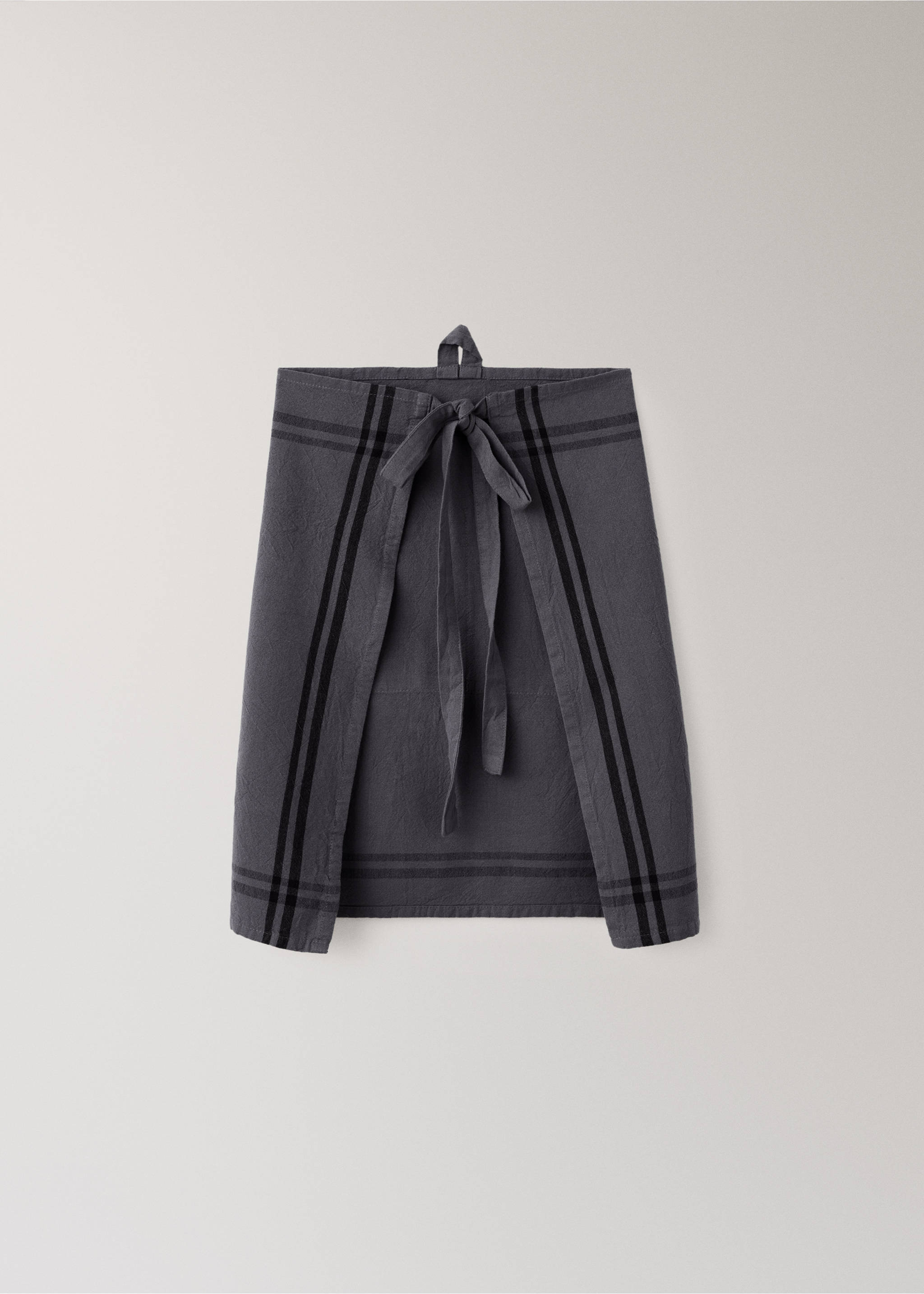 Delantal sobretintado rayas - Detalle del artículo 1, Azul tinta. Ref: 17063329-00.