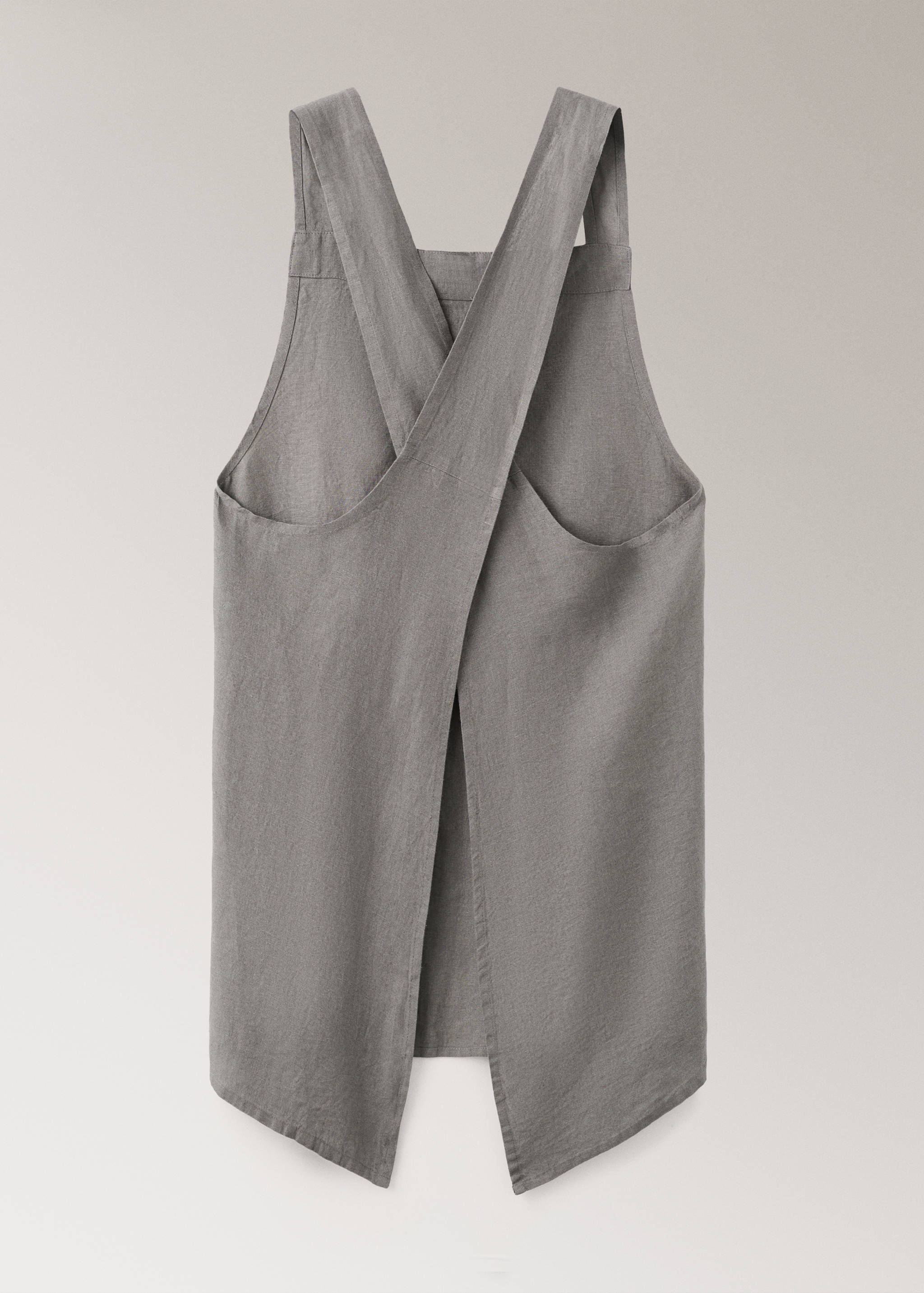 Overdyed linen apron - Details of the article 3