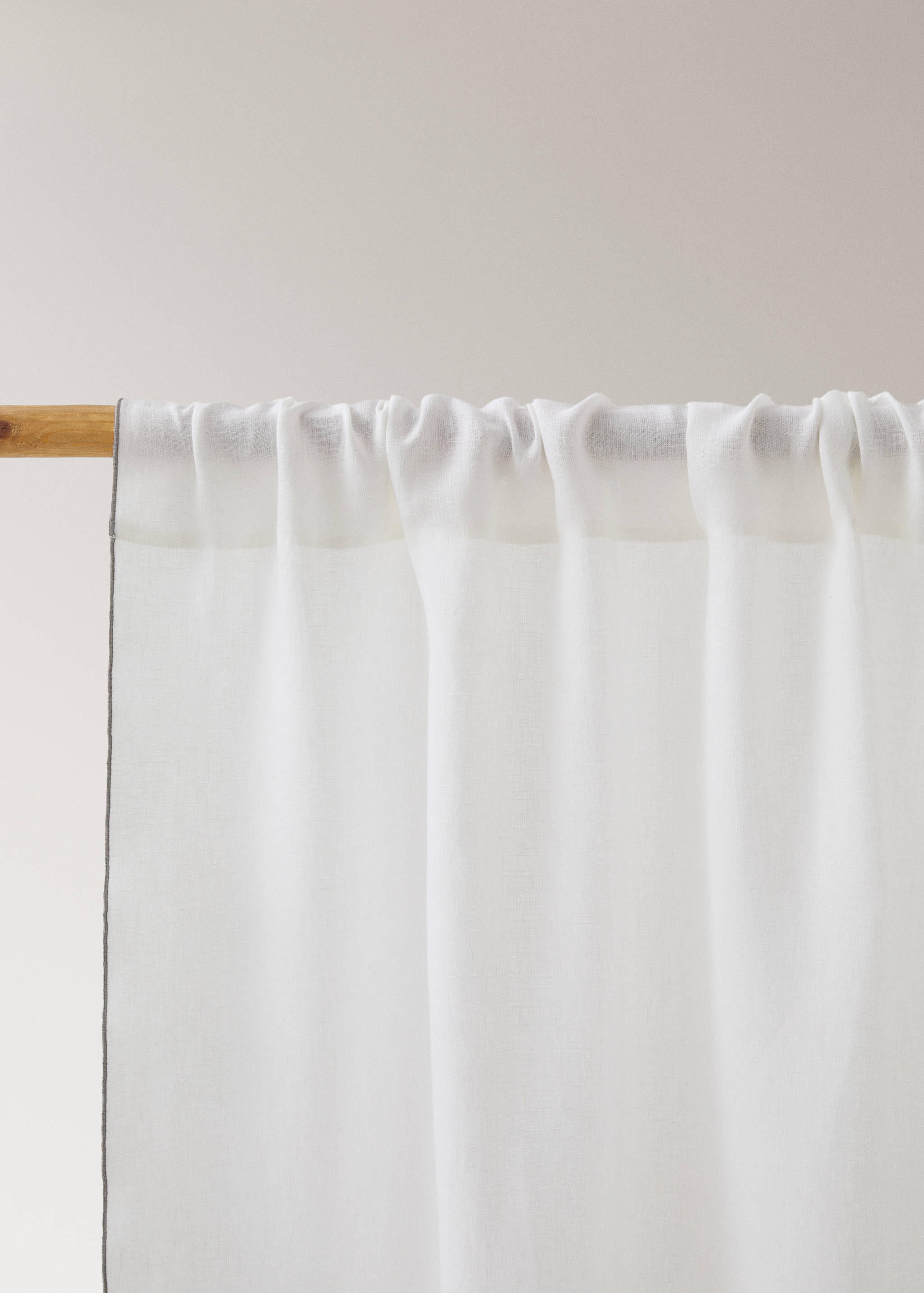 Zavjesa od lana s porubom - Detalji artikla 2