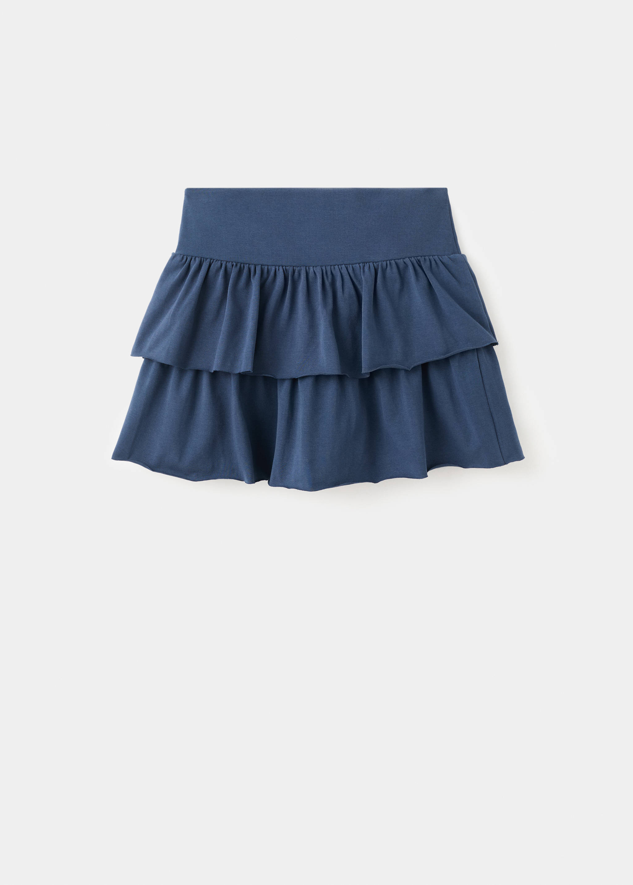 تنورة قطنية مكشكشة - منتج دون نموذج