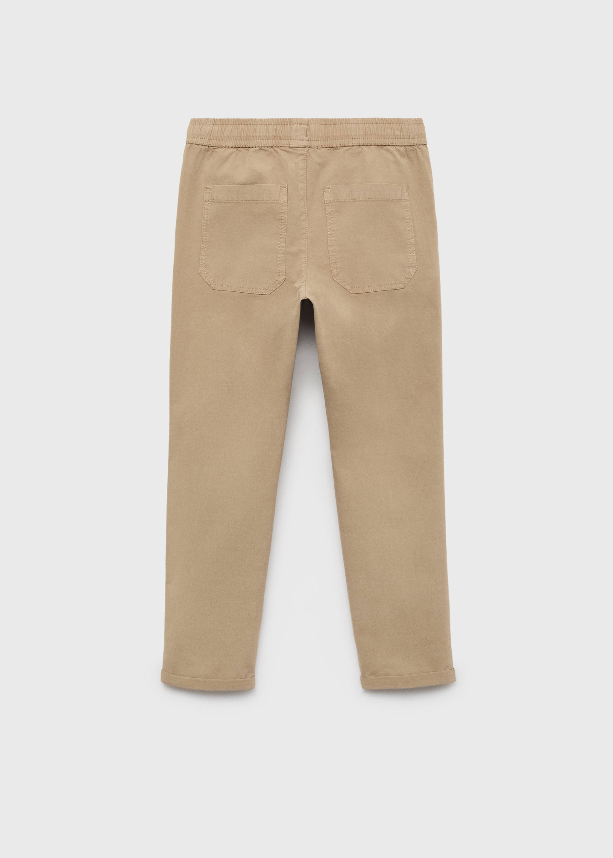 Elastic waist pants - Reverse of the article