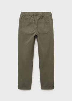 Elastic waist trousers — Khaki 5