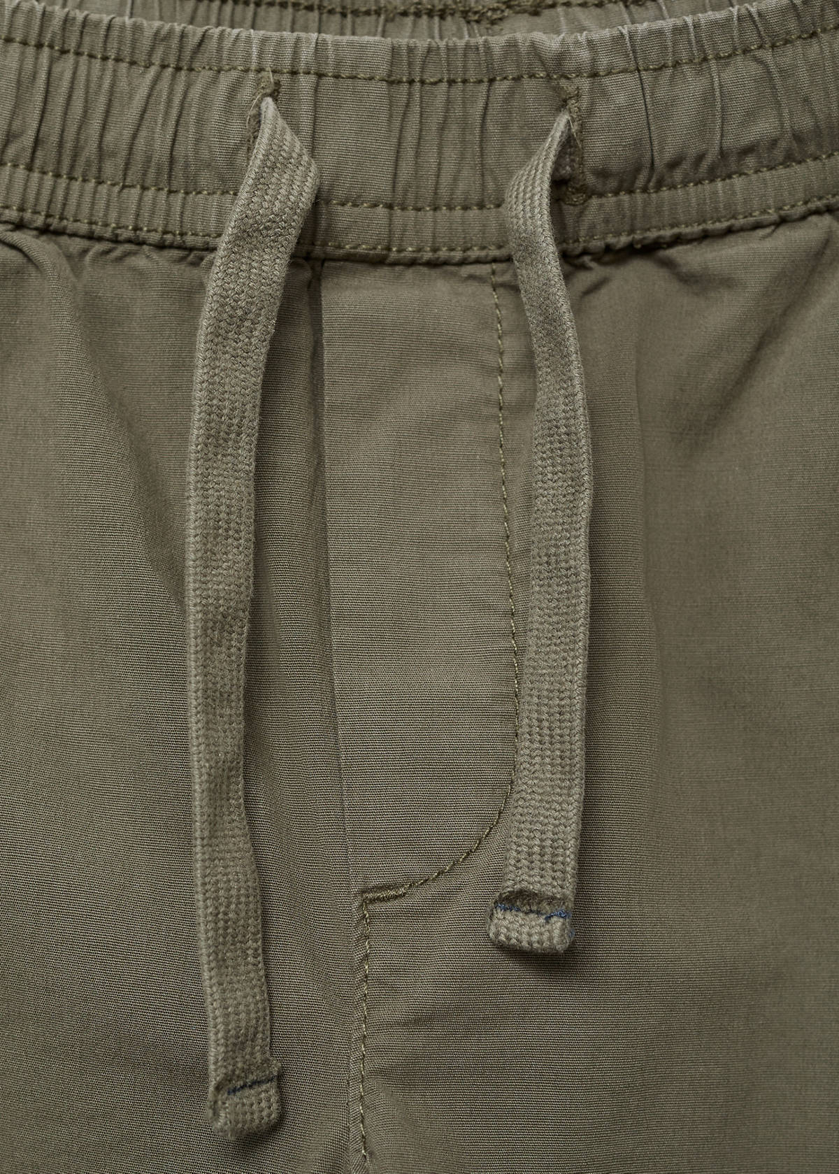 Elastic waist trousers — Khaki