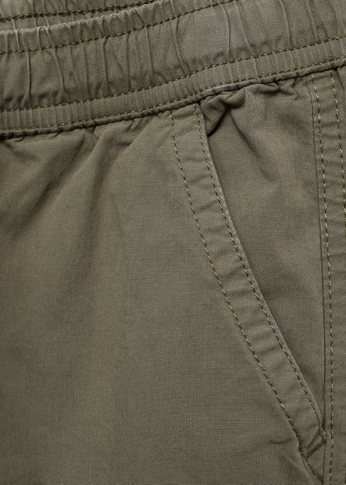 Elastic waist trousers — Khaki