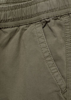 Elastic waist trousers — Khaki 6