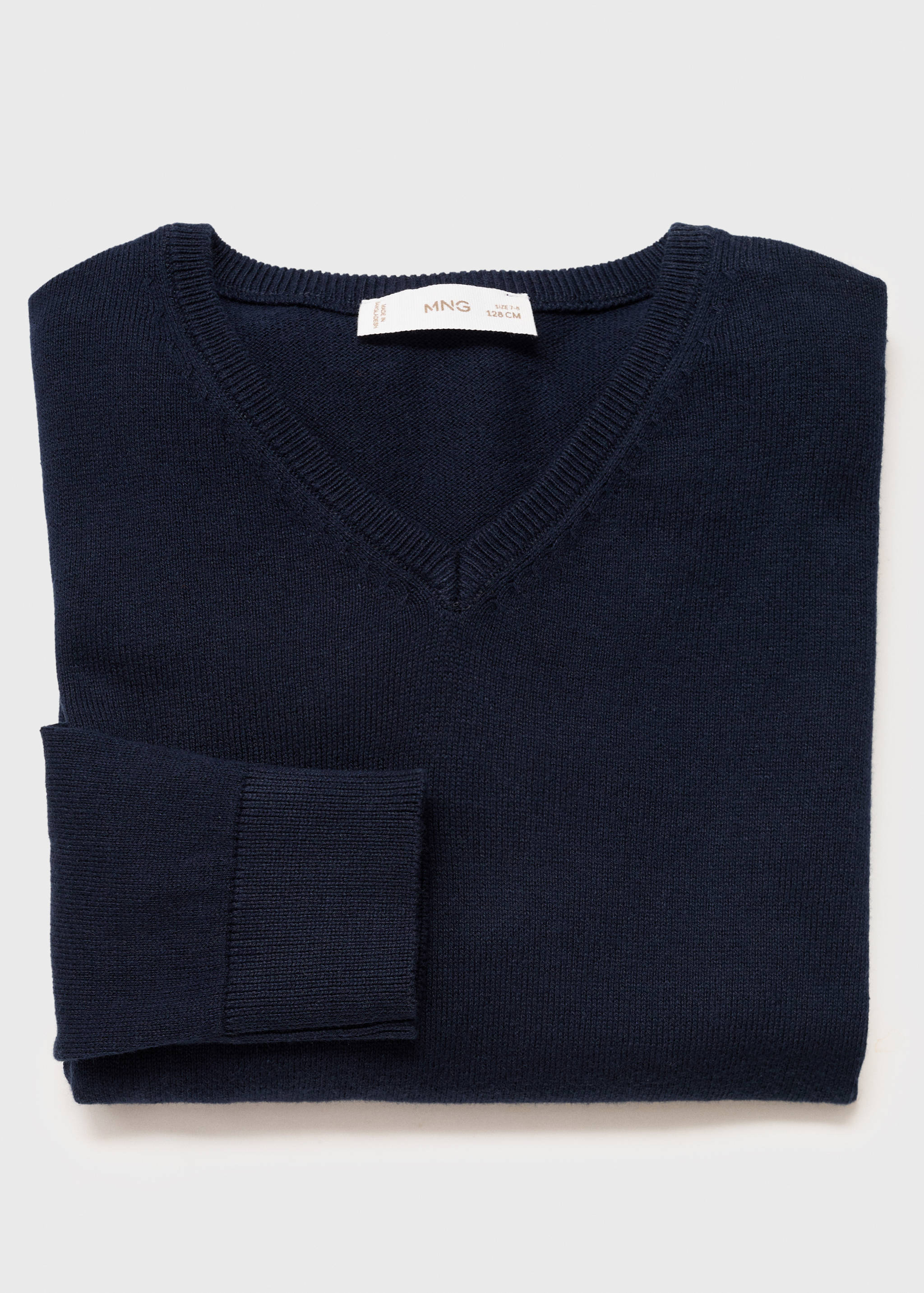 V-neck cotton sweater - Details of the article 8