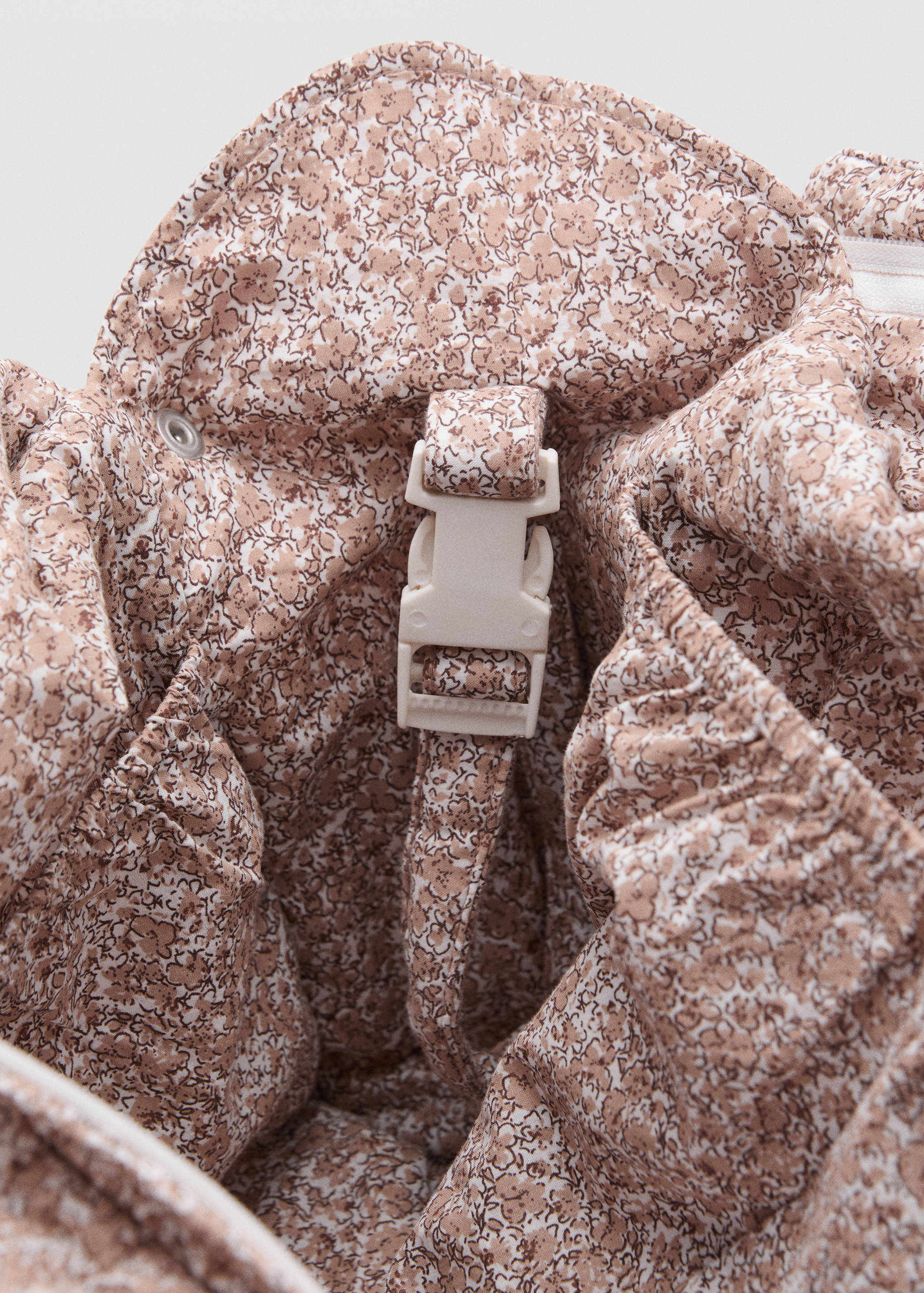 حقيبة أمومة بطبعة زهور - تفاصيل المنتج 3