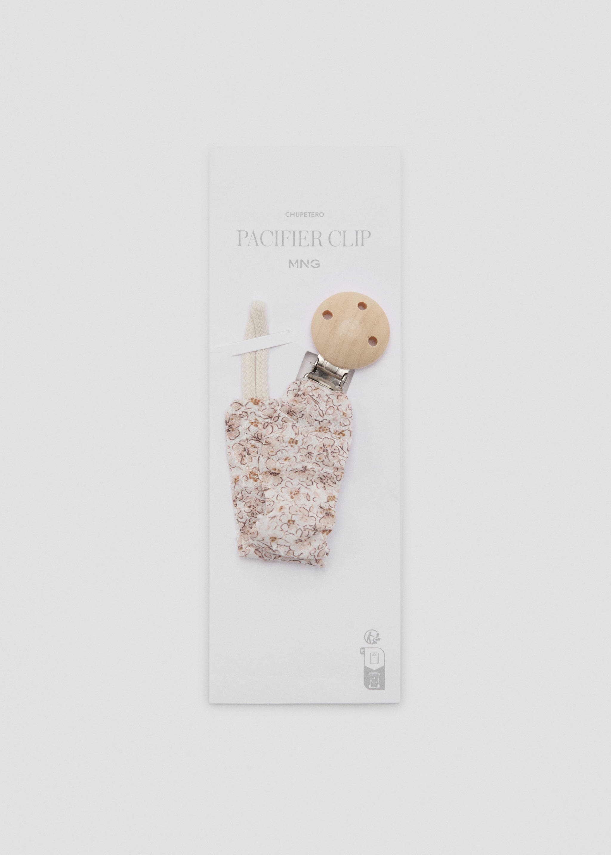 Printed brooch pacifier holder - Details of the article 1