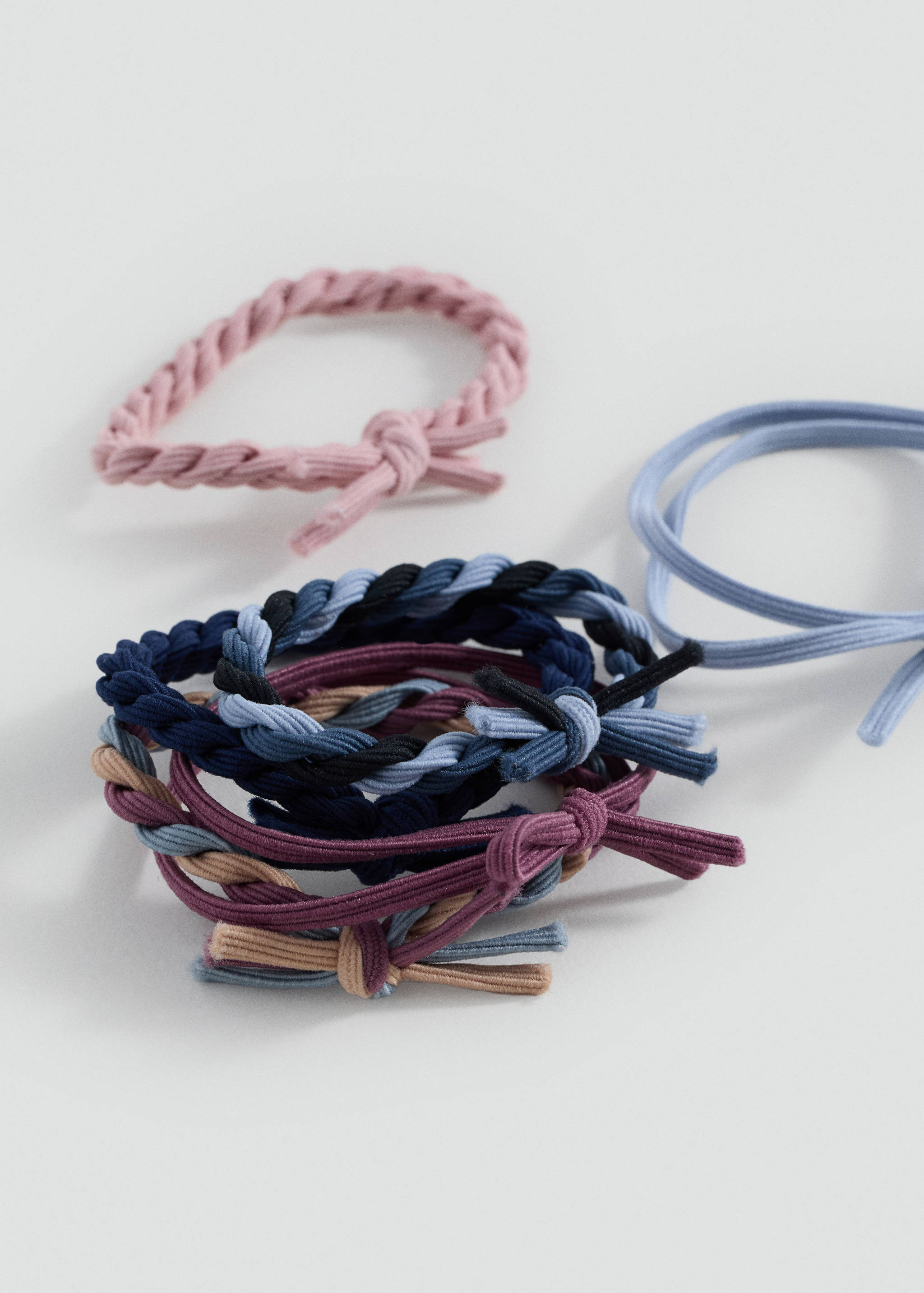Pack 6 hair ties - Medium plane