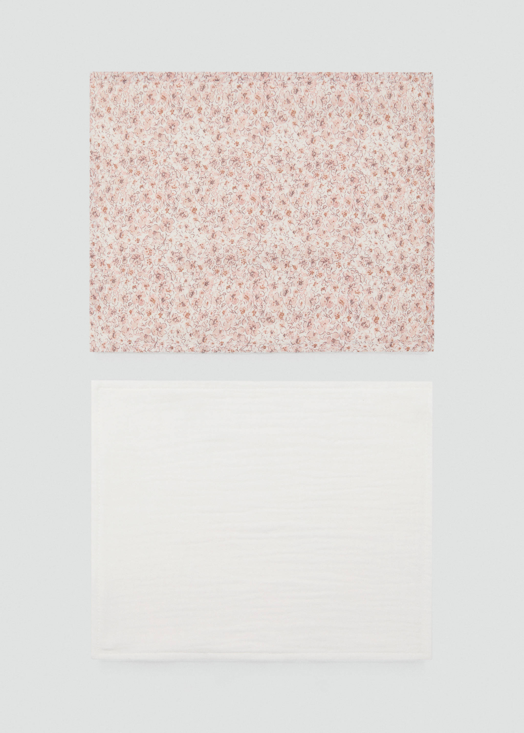 Pack of 2 printed cotton shawls - Article without model