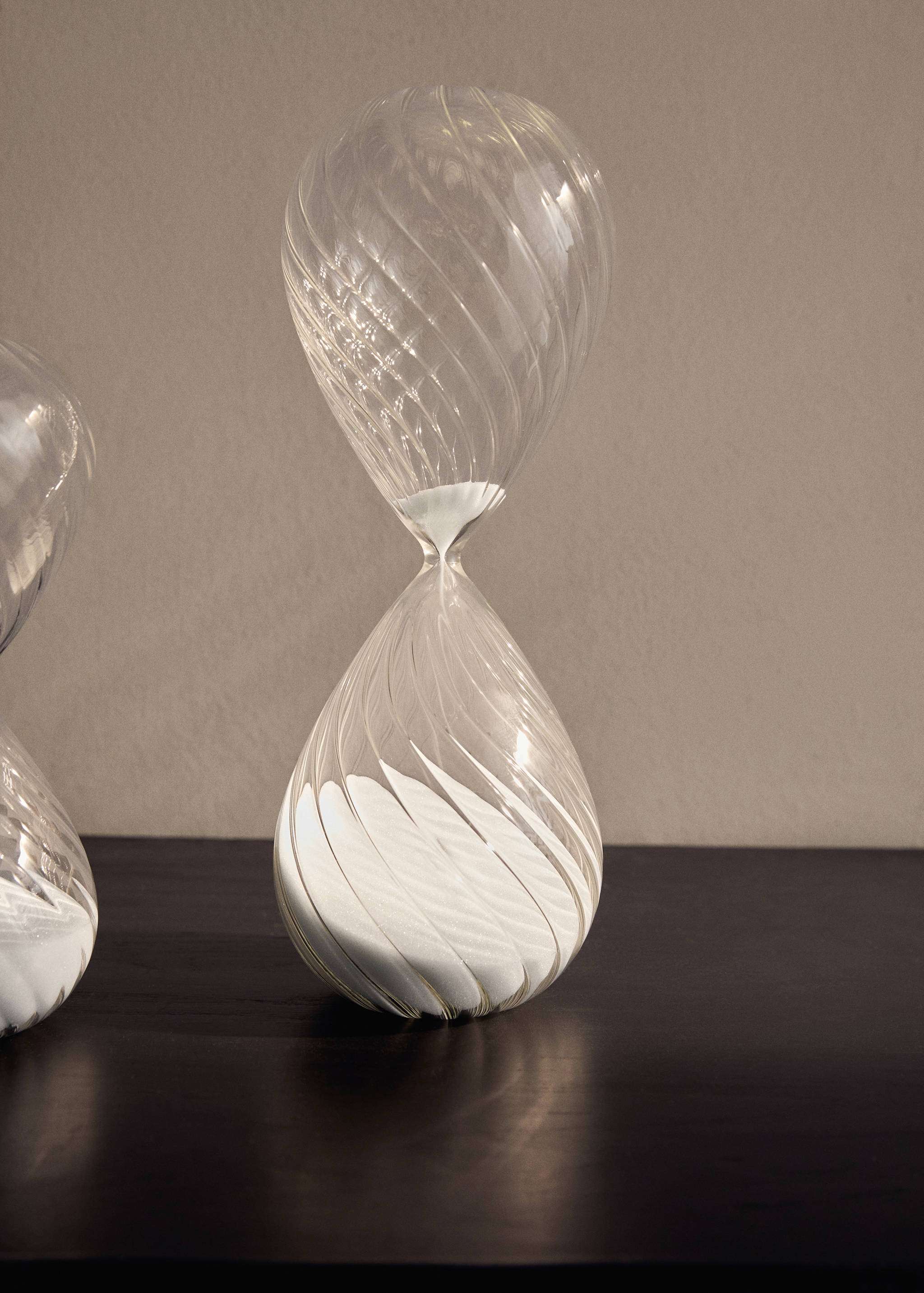 Stort spiralformet timeglass - Total bildeutsnitt