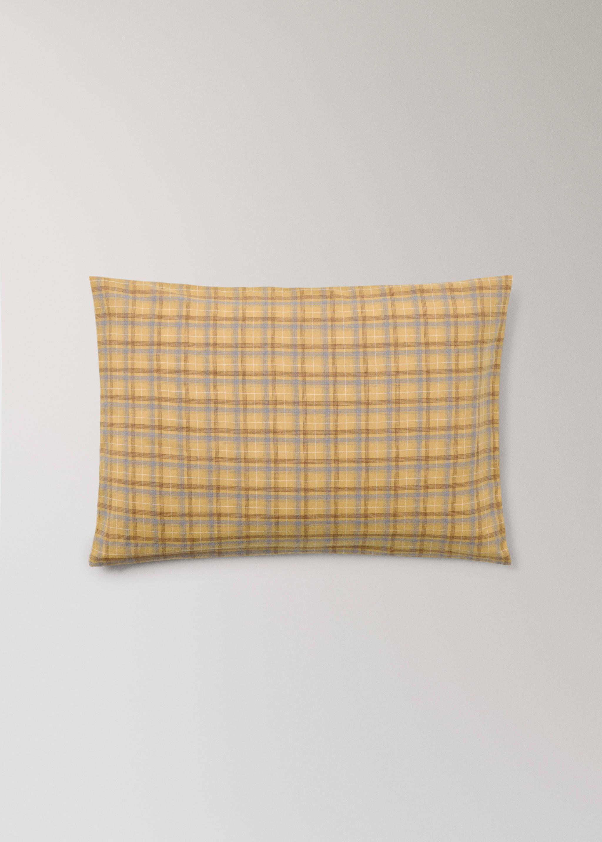 Multi-coloured check children's cushion cover 40x60 cm - Article without model