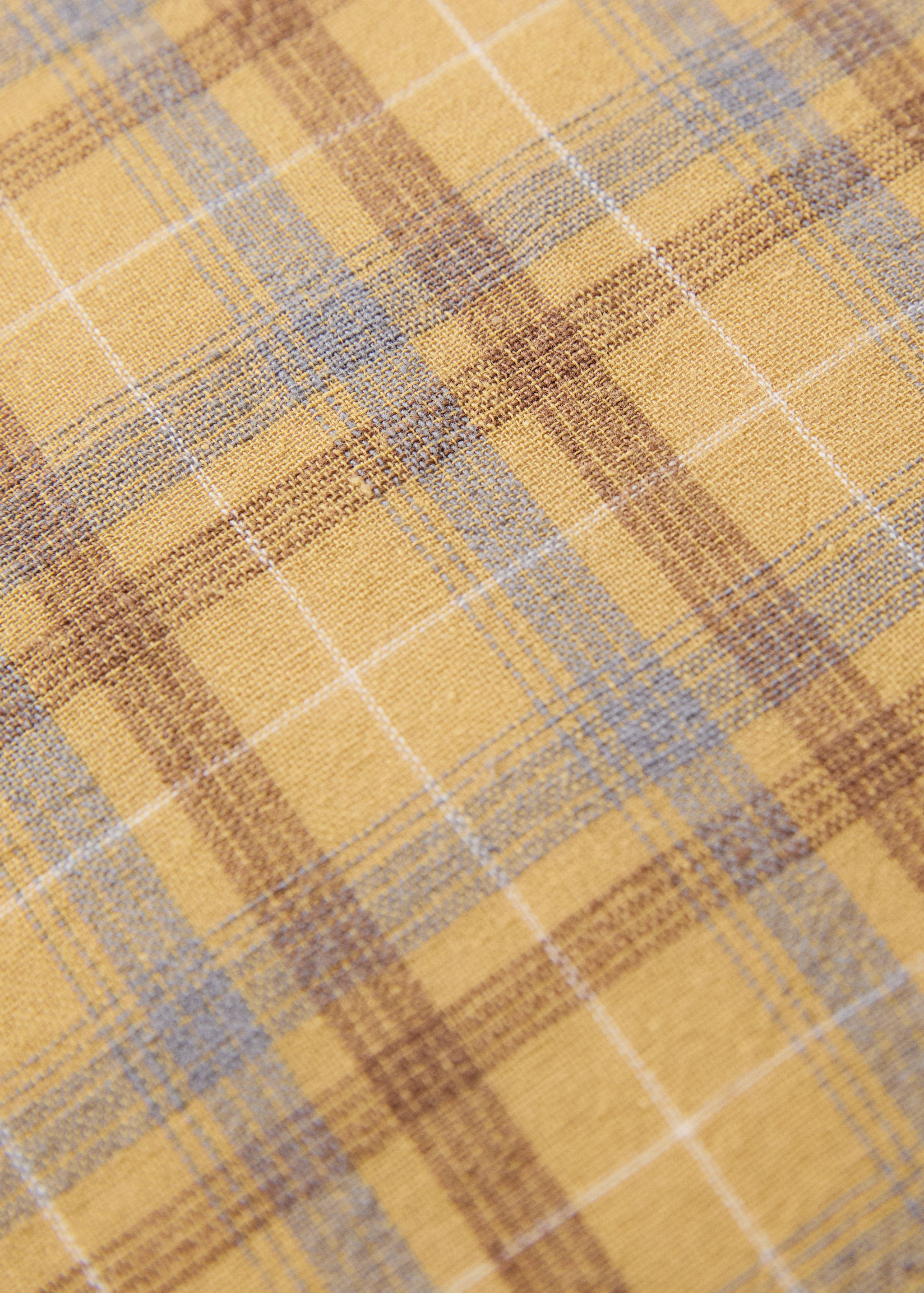 Multi-coloured check children's cushion cover 40x60 cm - Details of the article 2