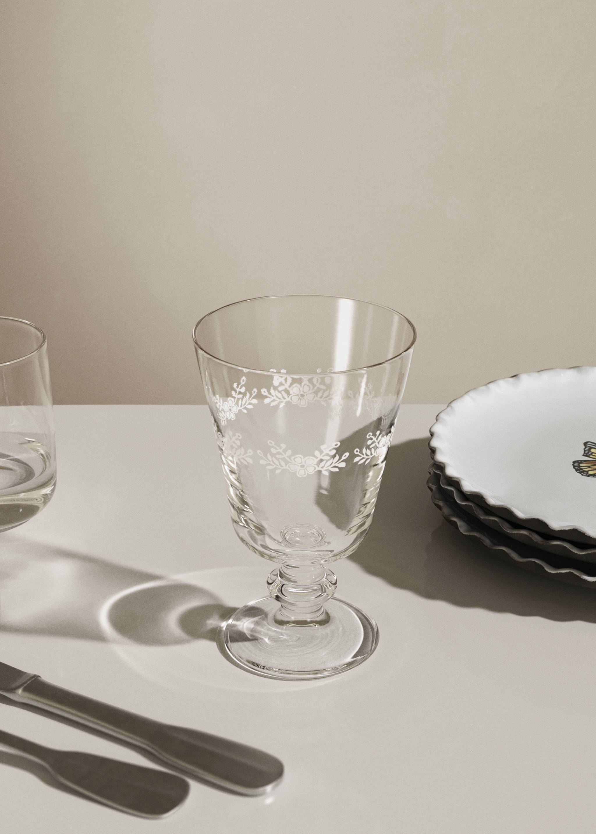 Blomvas i glas - Allmän bild