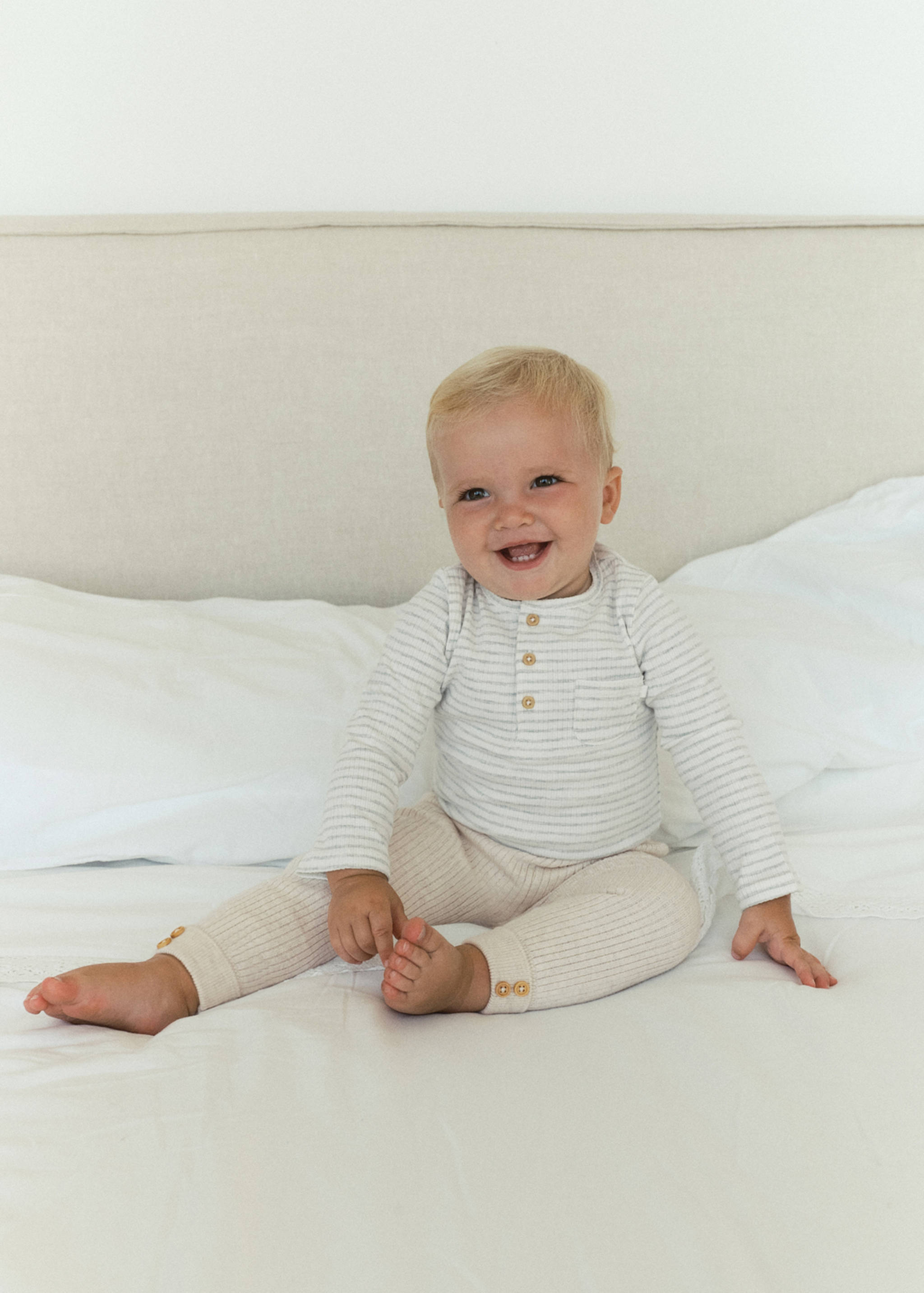 Pamut csíkos baba body - A termék adatai 6