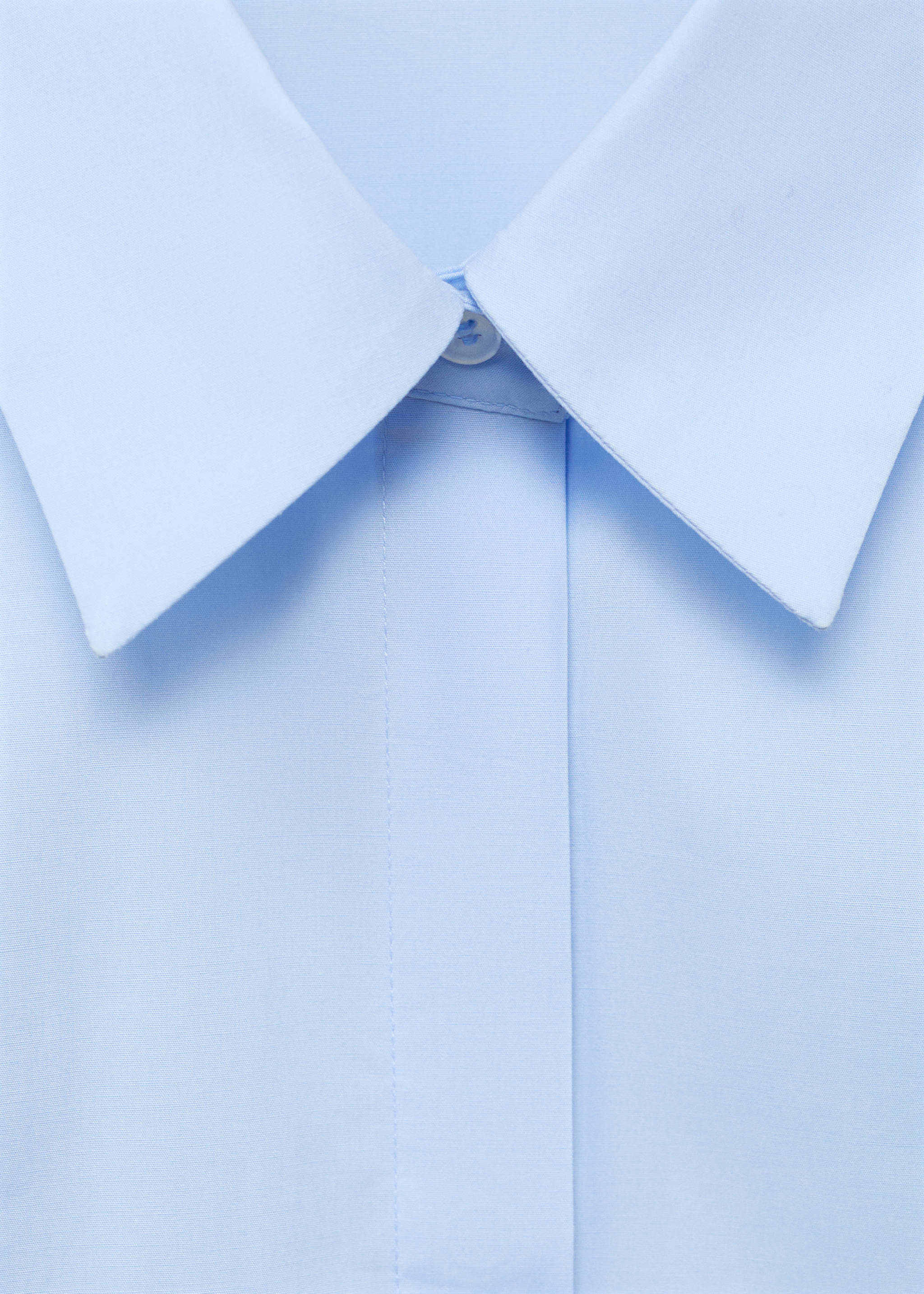 Slim-fit poplin shirt - Details of the article 8