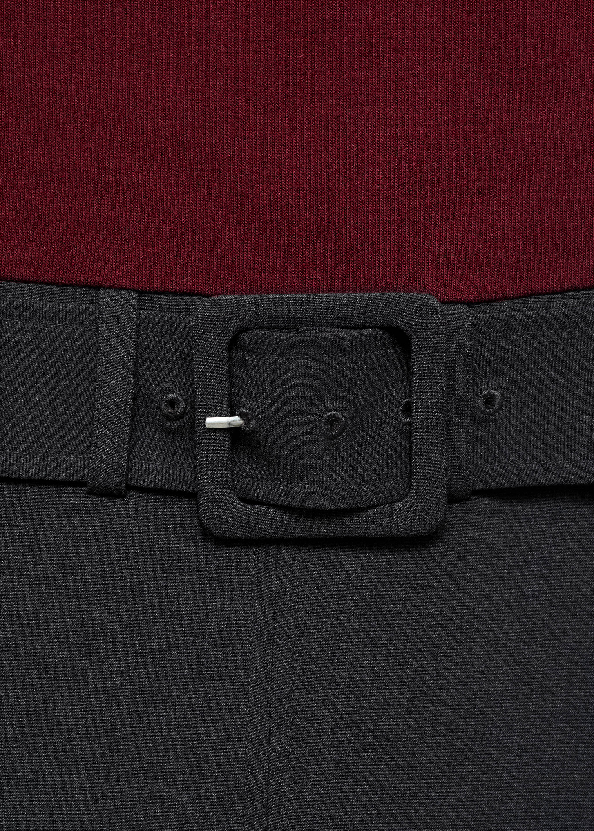 Φόρεμα συνδυασμός ζώνη - Λεπτομέρεια του προϊόντος 8