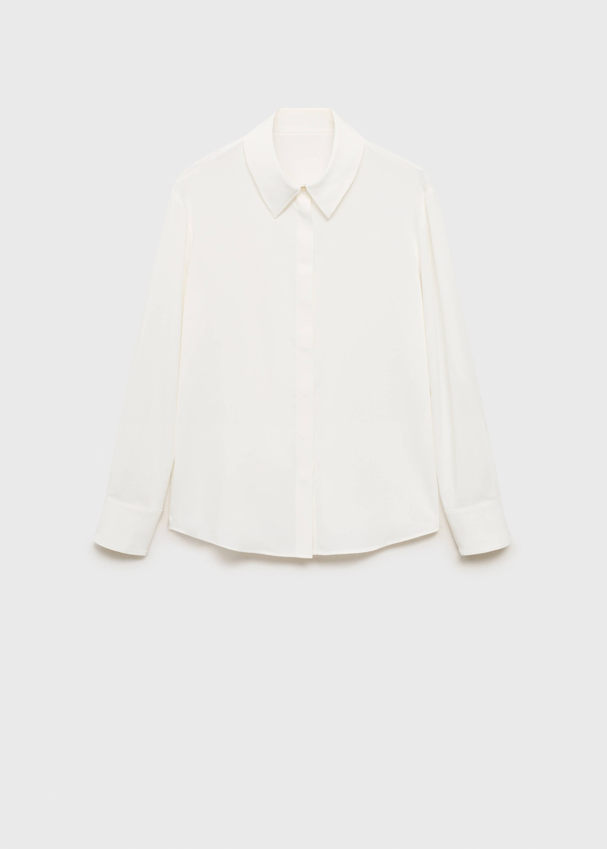 Fluid long-sleeved blouse - Article without model