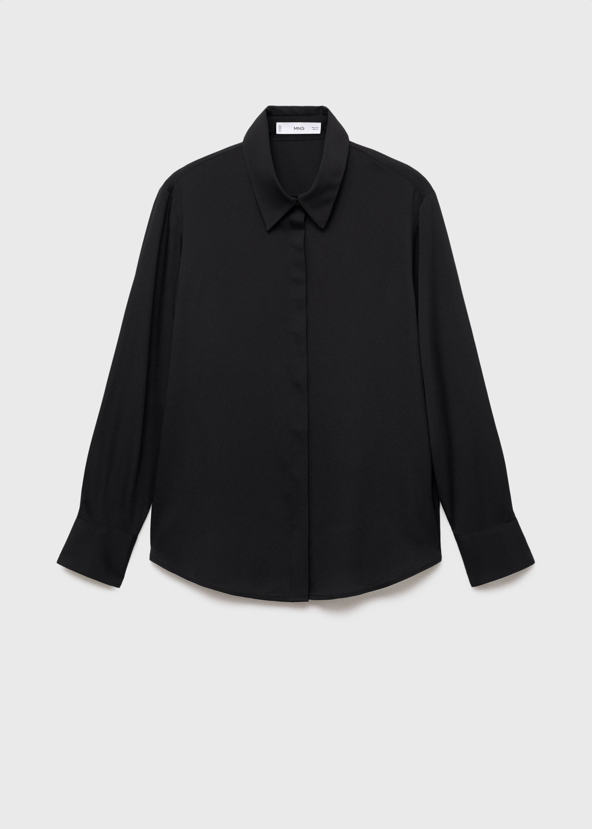 Fluid long-sleeved blouse - Article without model