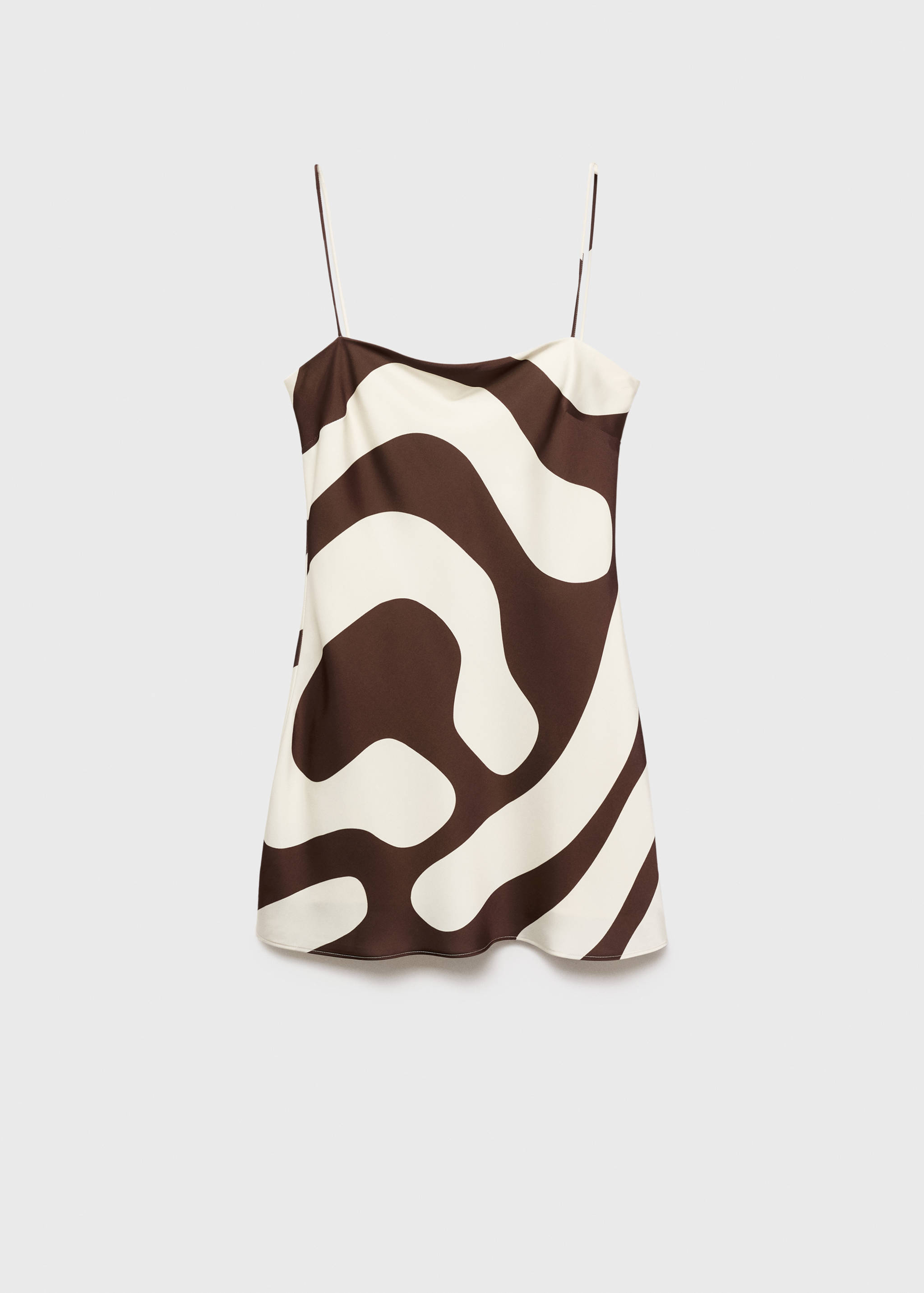 Vestido satinado estampado - Artículo sin modelo