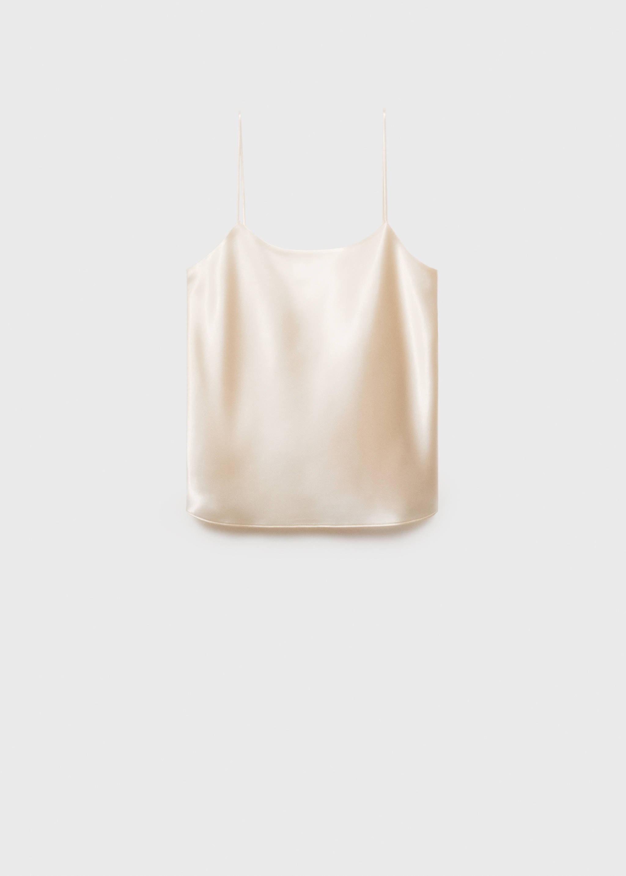 Satin top with straps - Article without model