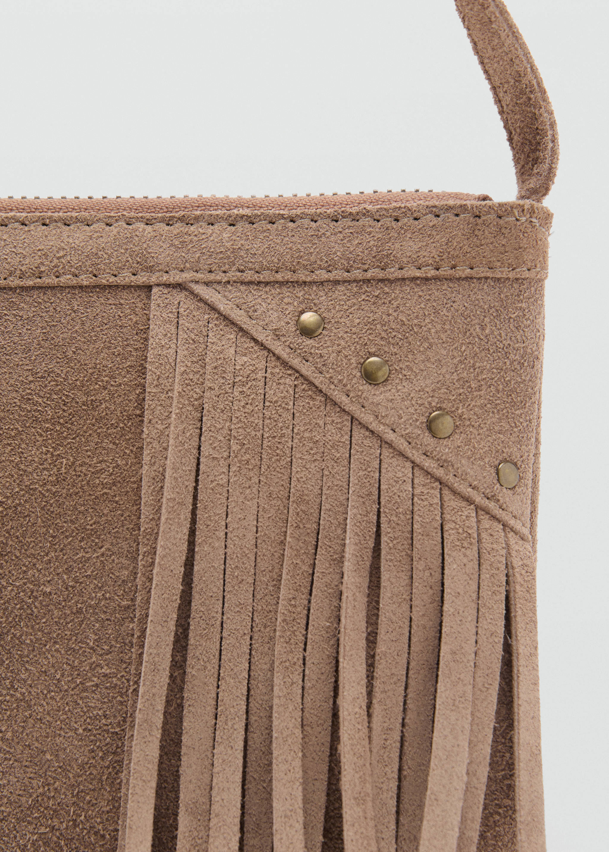 Leather fringes bag - Details of the article 1
