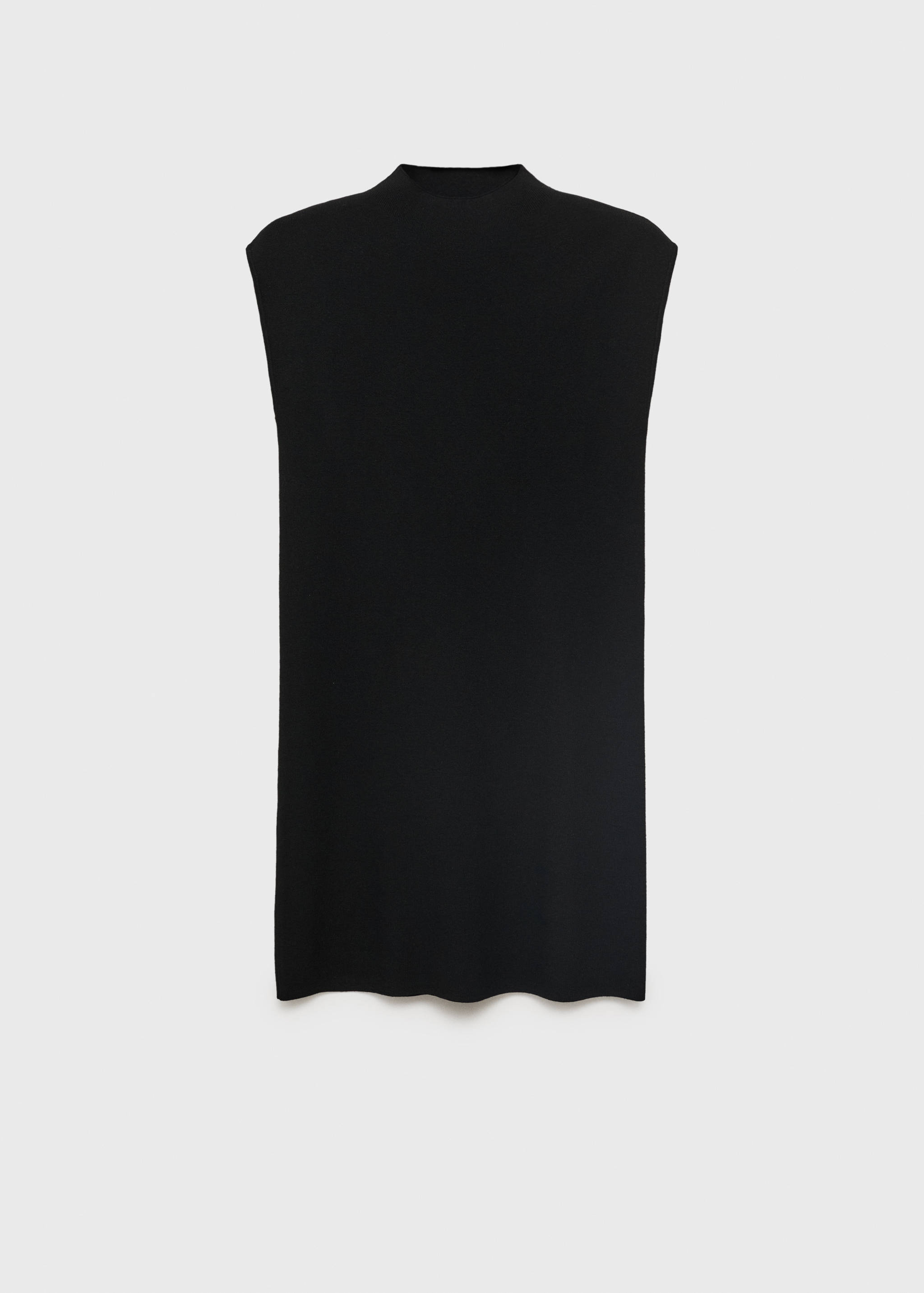 Perkins-neck knitted dress - Article without model