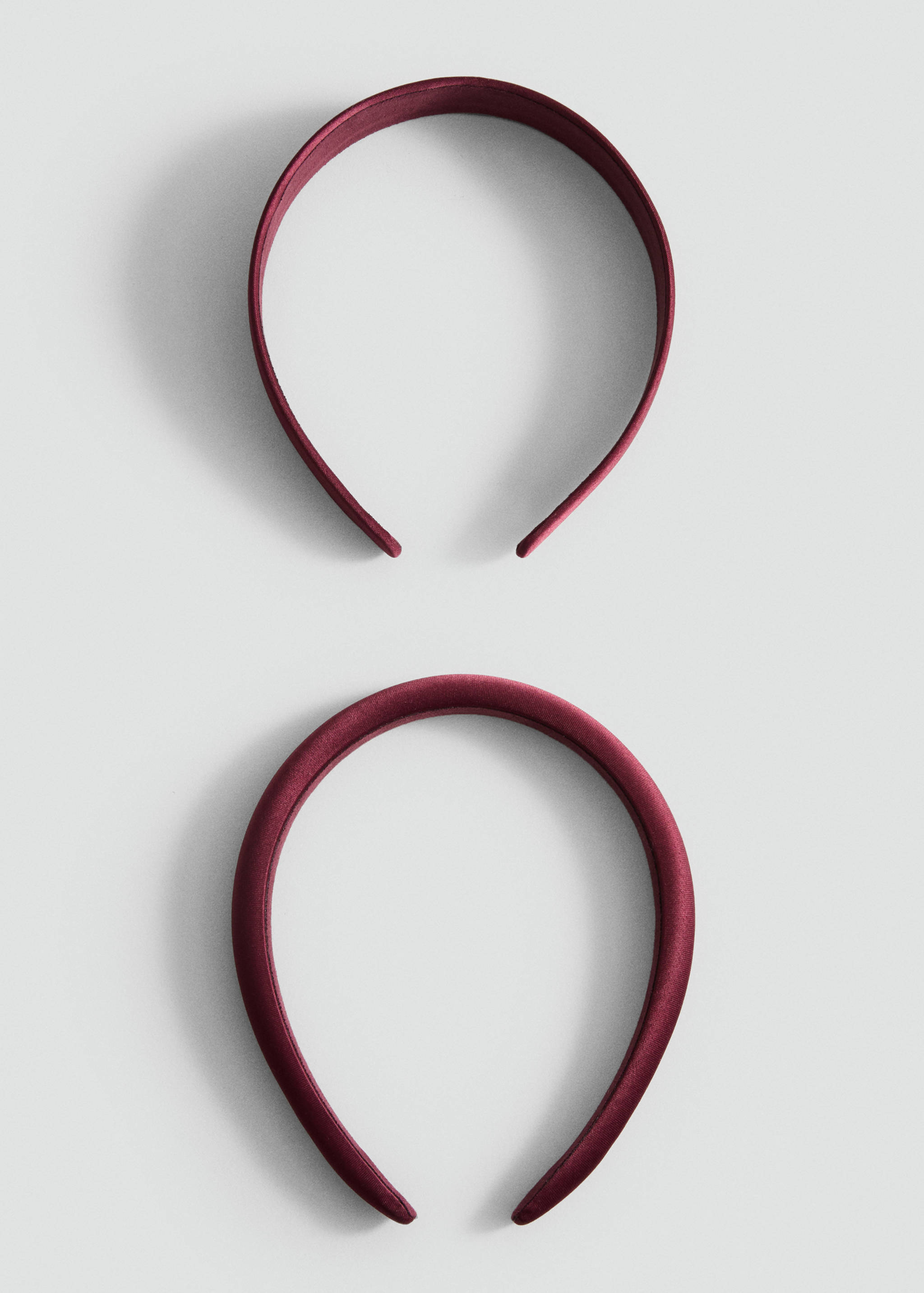 Set aus 2 satinierten Haarreifen - Artikel ohne Model