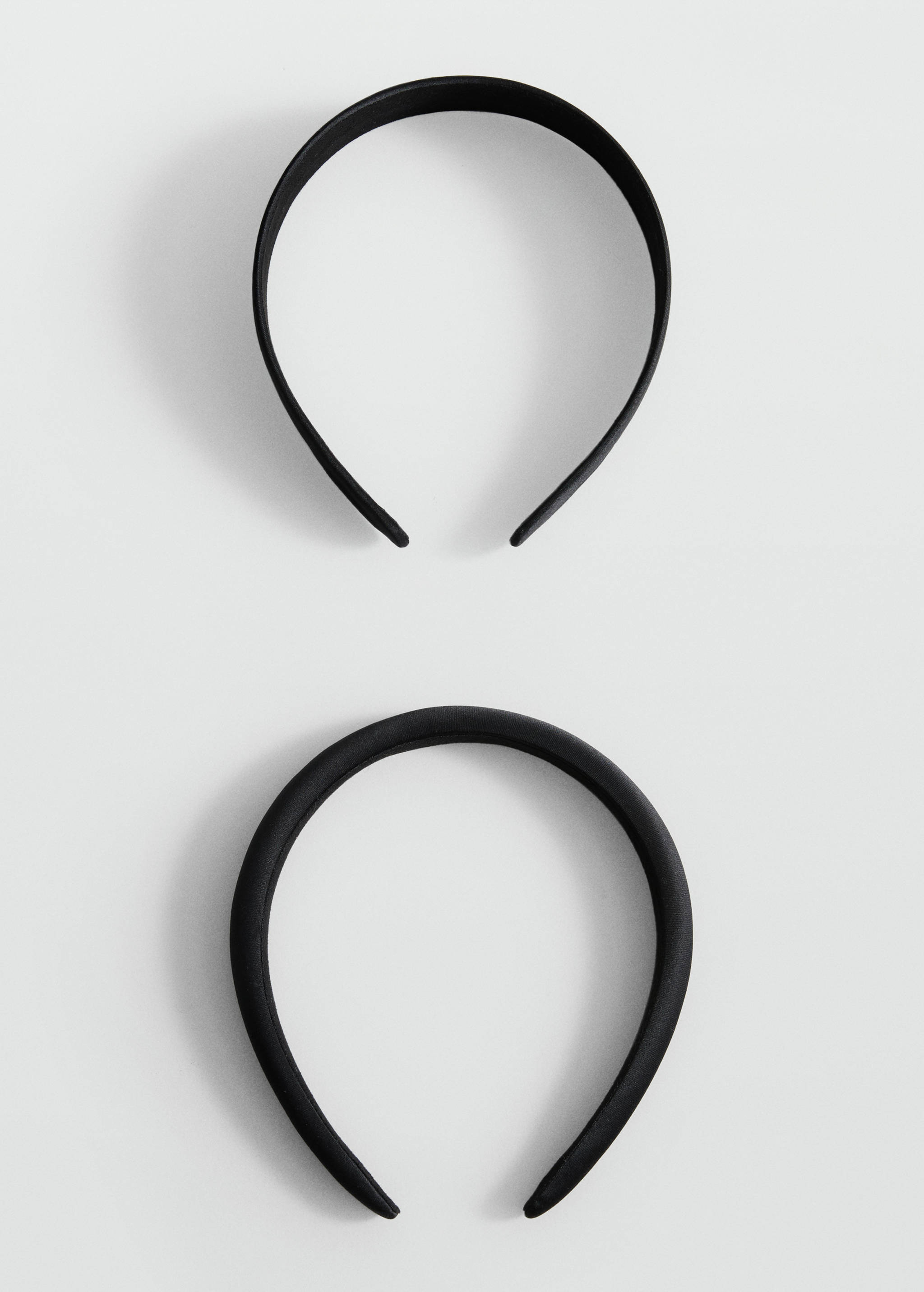 Set aus 2 satinierten Haarreifen - Artikel ohne Model