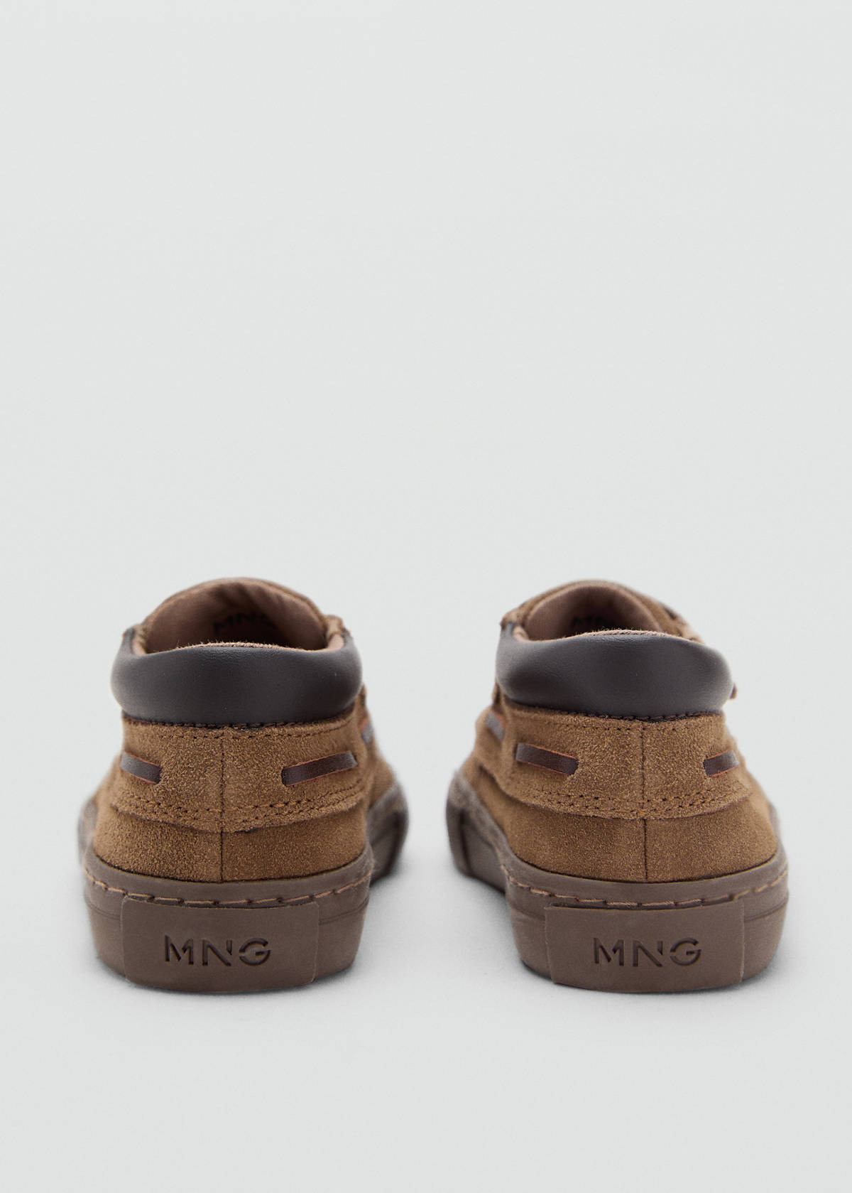 Velcro leather shoes — Chocolate